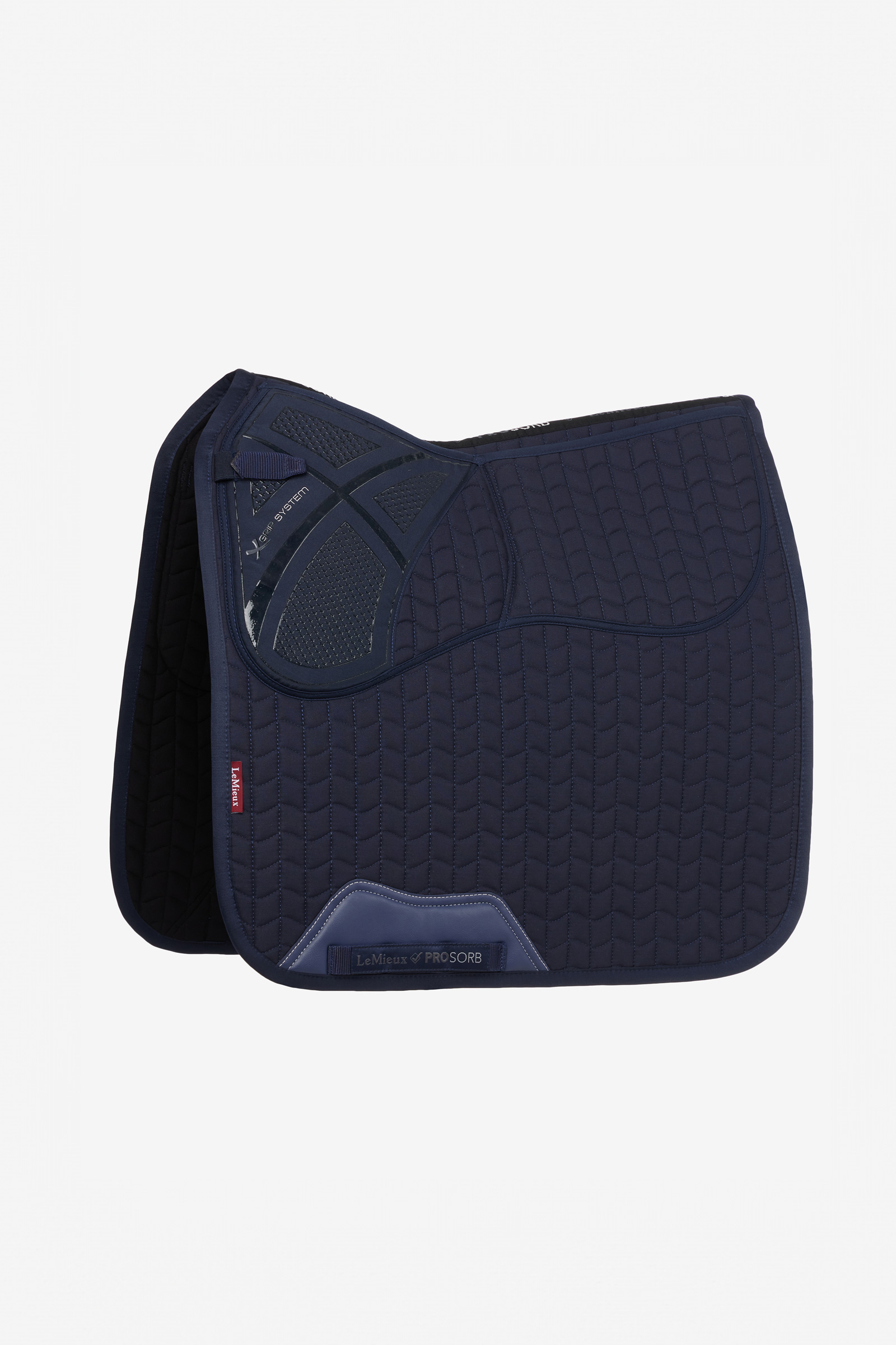 Navy LeMieux Prosorb Plain 2 Pocket DR Square