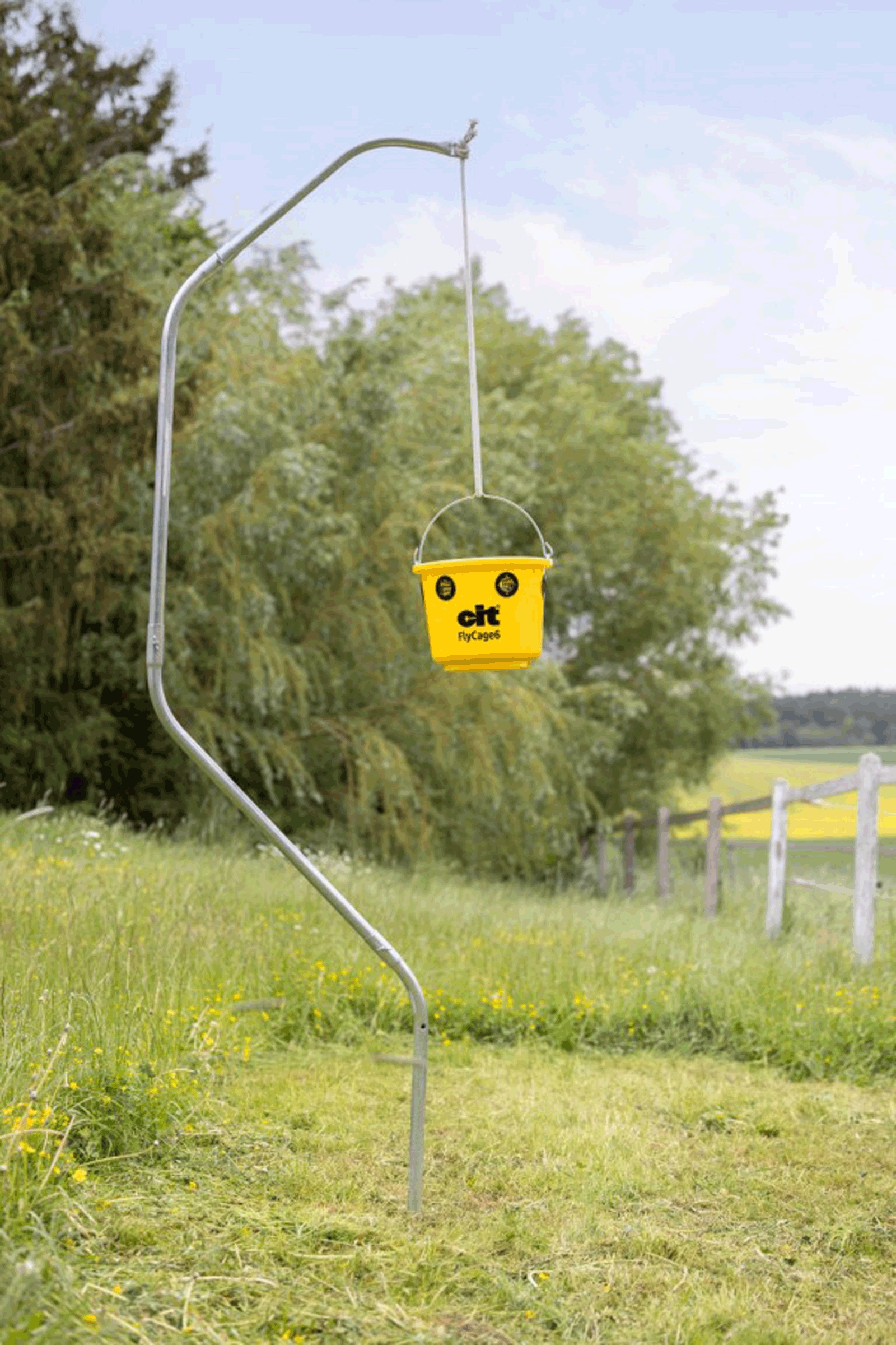 Kerbl Cit FlyCage 6 Fly Trap, Set incl. 750 g Attractant