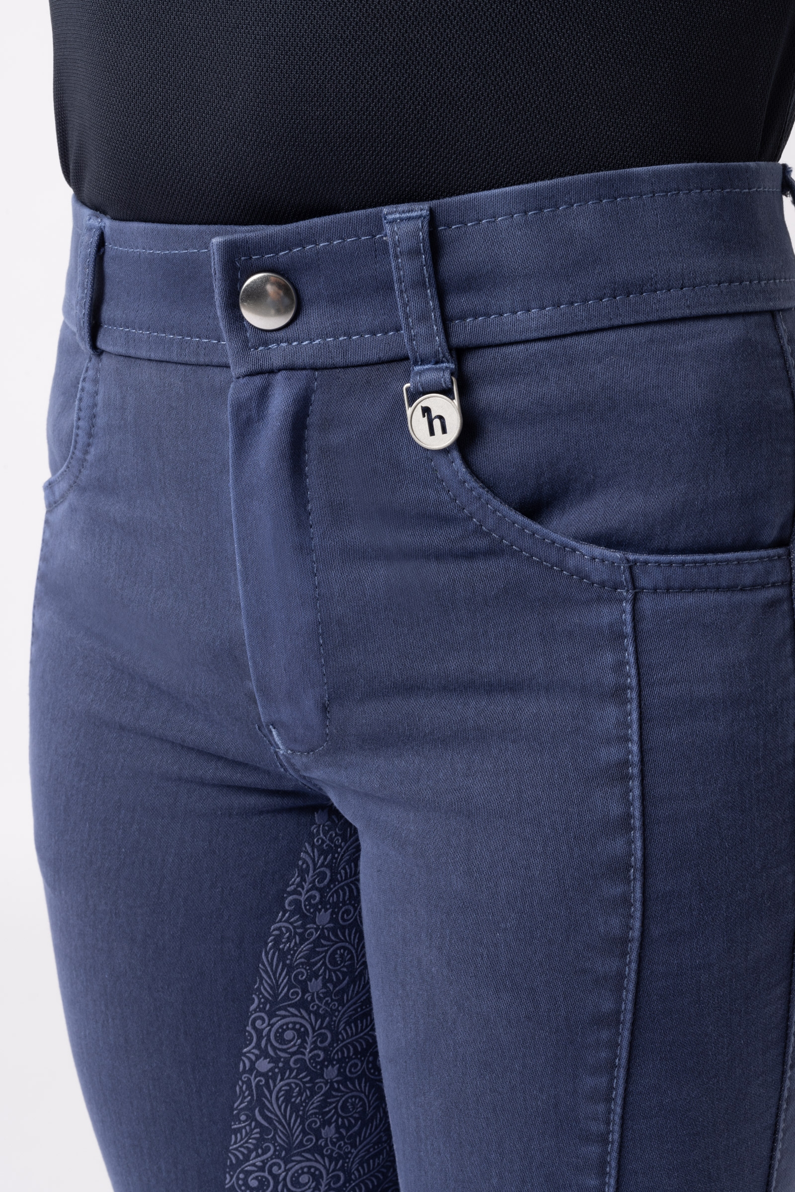 Horze Suki lasten ratsastushousut kokopaikoilla