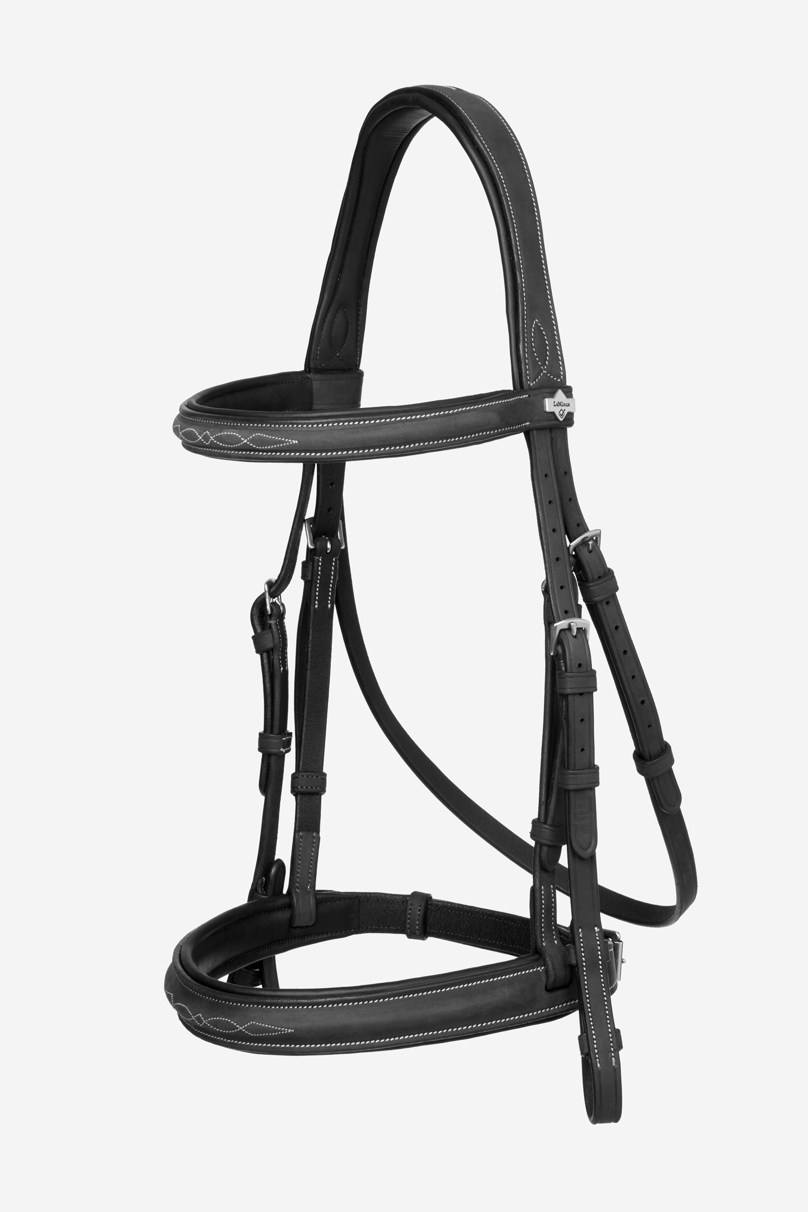 Black/Silver LeMieux Hunter Ompelevä Suitset