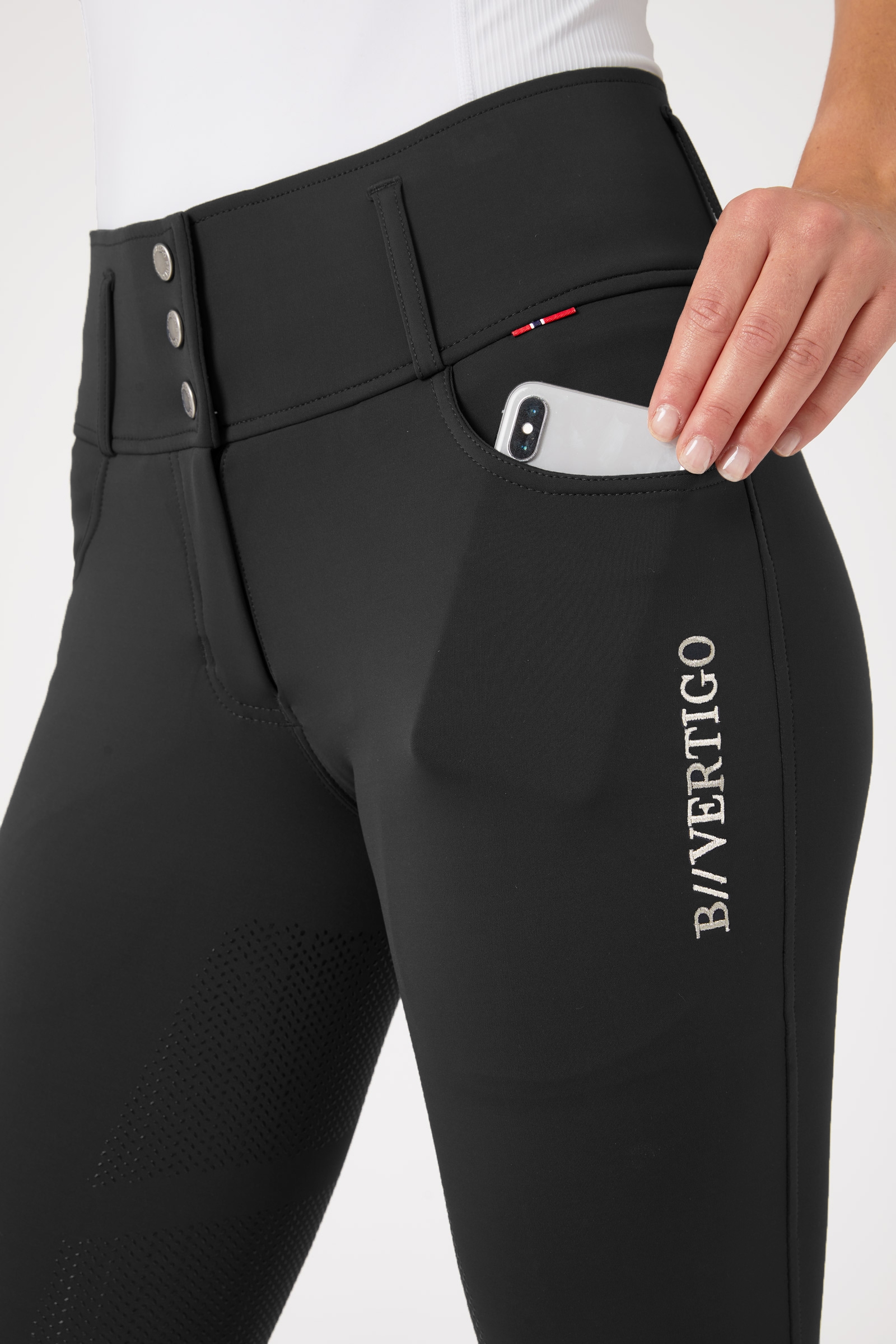 B Vertigo Meghan naisten ratsastushousut korkealla vy&ouml;t&auml;r&ouml;ll&auml; ja kokopaikalla