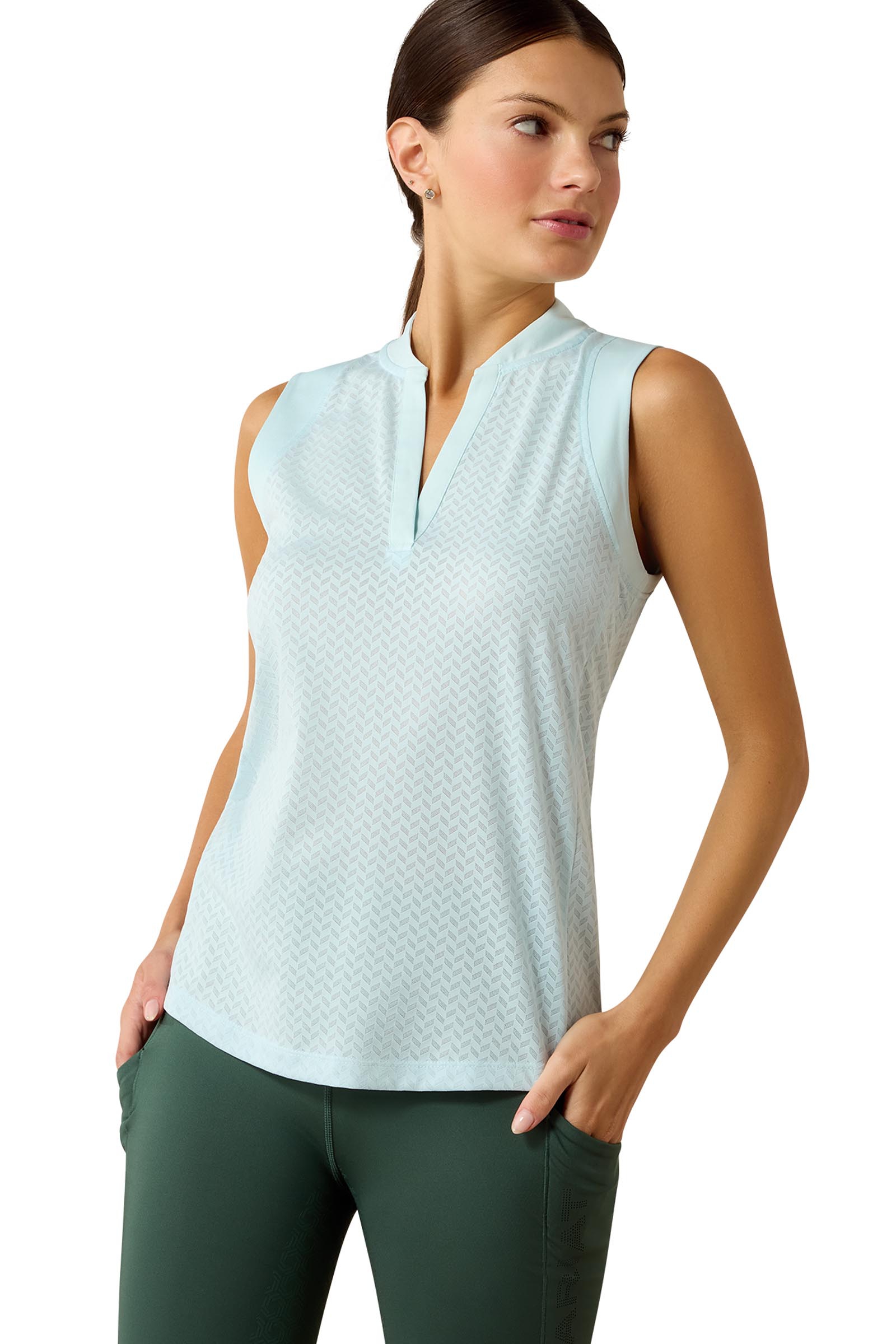 Starlight Blue Ariat Mesa hihaton naisten aluspaita