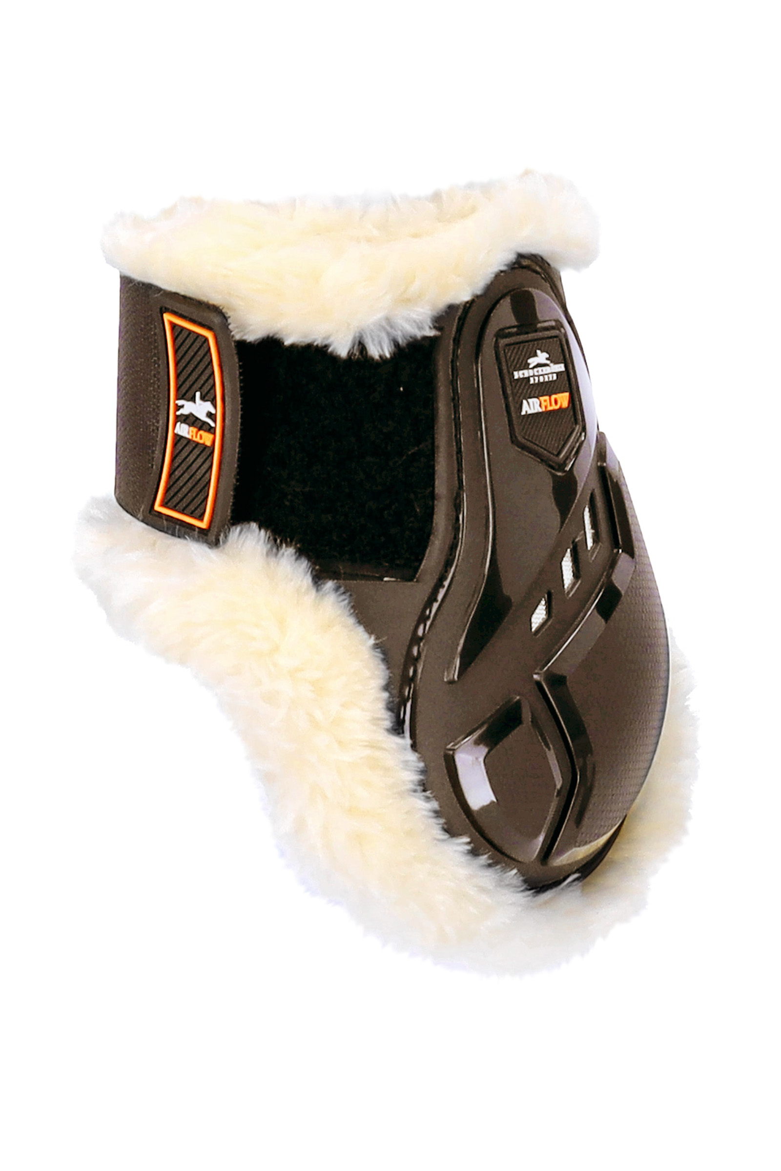 brown Schockemöhle Sports Air Flow Champion Fetlock Boots Fur