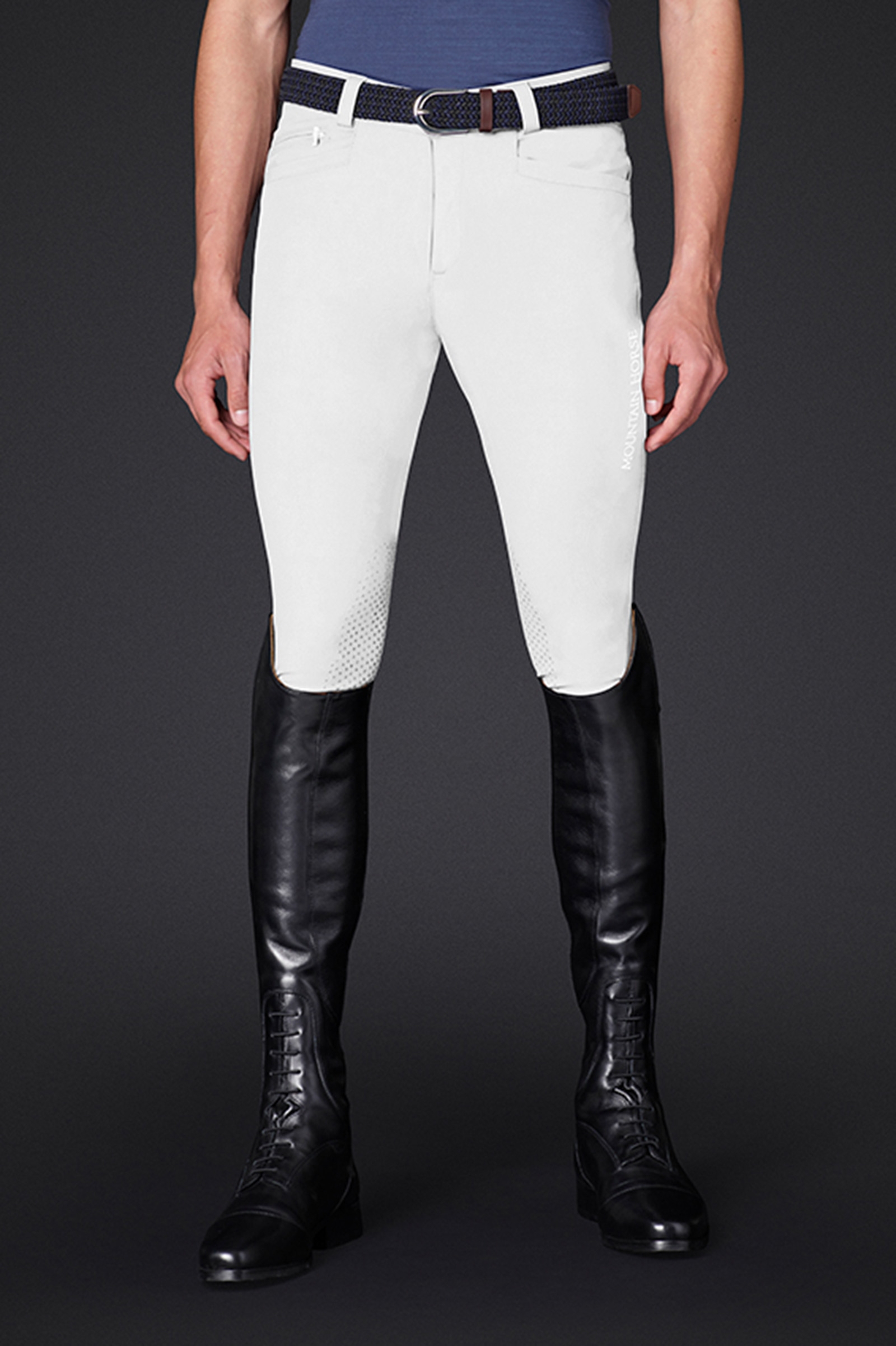 WH/AB Mountain Horse Robin Men's Breeches