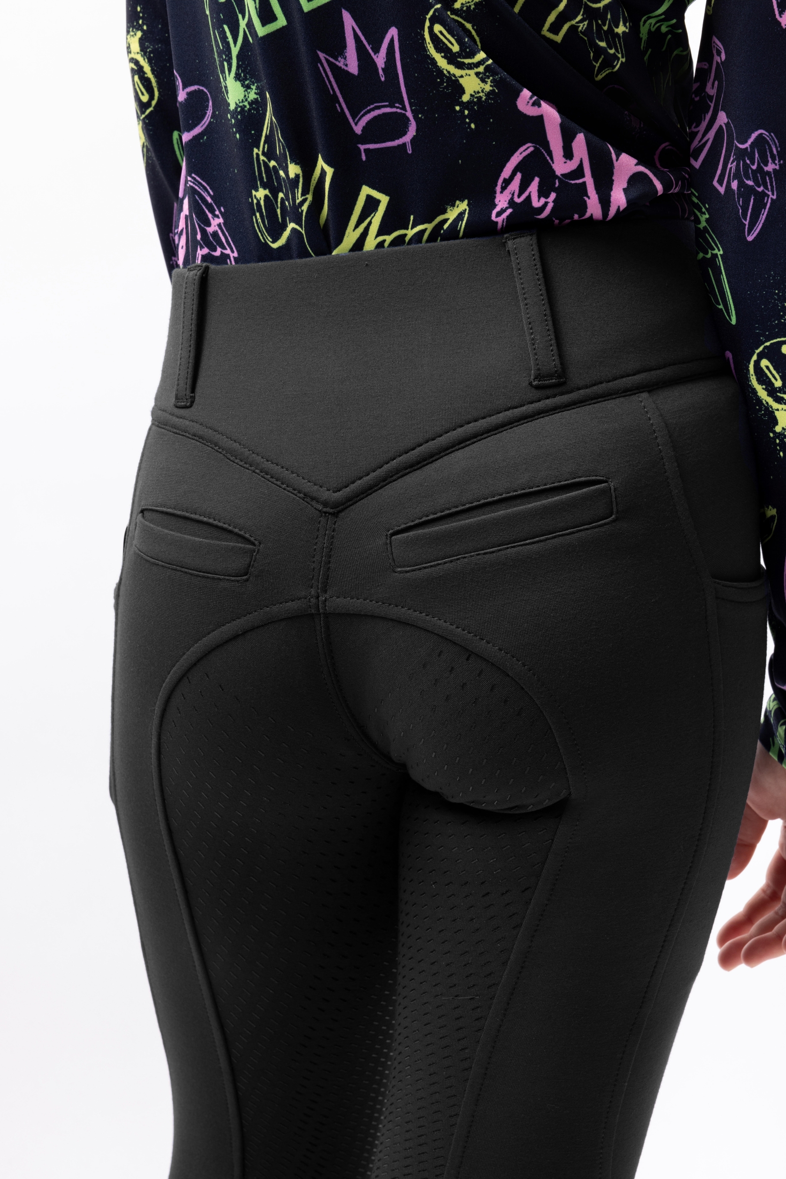 Horze Mira Lasten kokopaikkaiset ratsastushousut