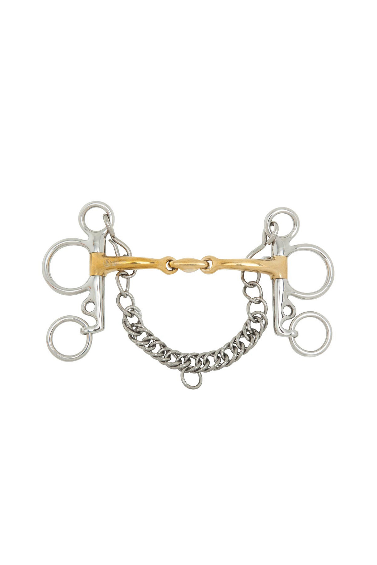 BR Soft Contact baby pelham, kaksinivelinen, 14 mm, varret 102 mm