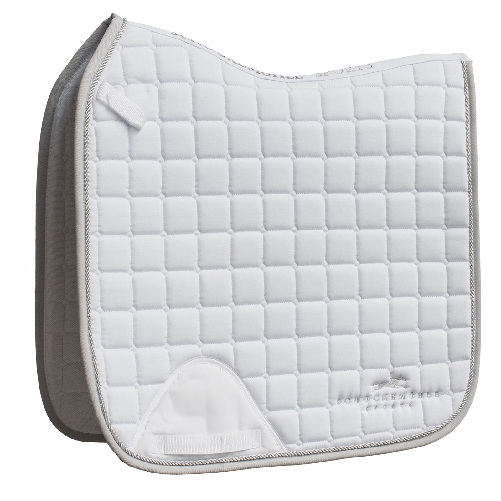 White/Silver Schockemöhle Sports Power Pad DL -satulahuopa