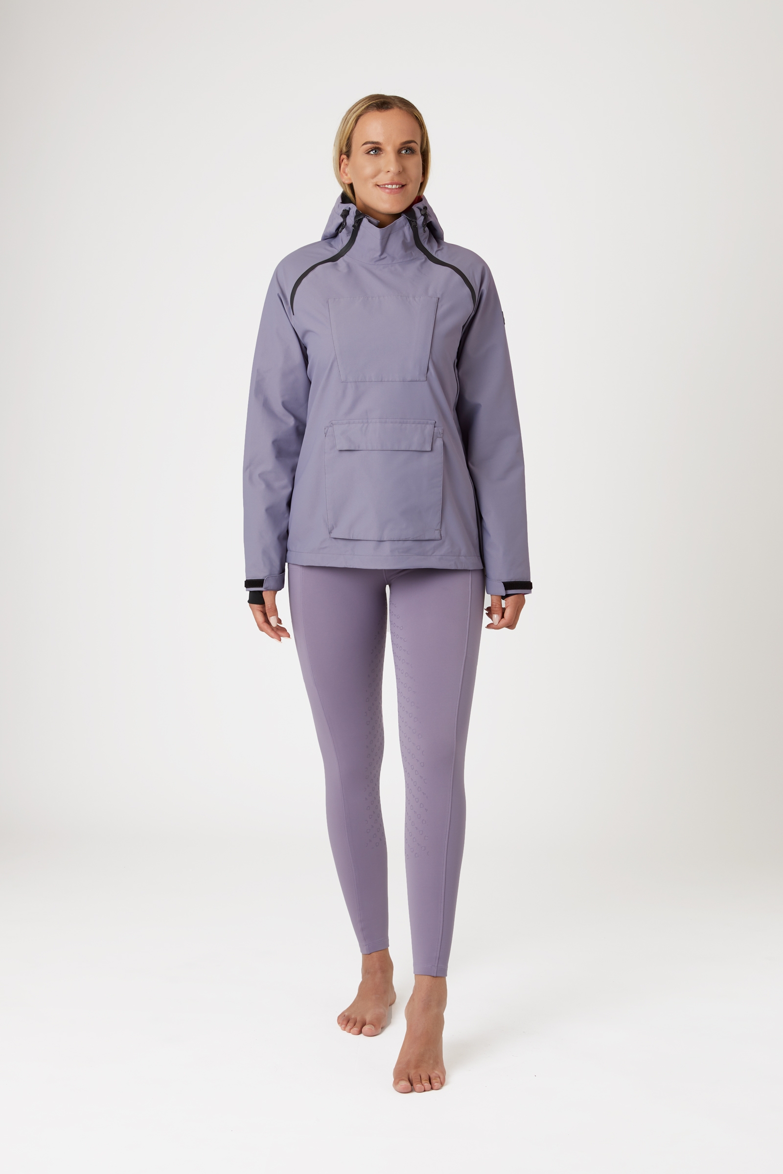 Horze Ayla naisten ratsastussadetakki vetoketjuilla