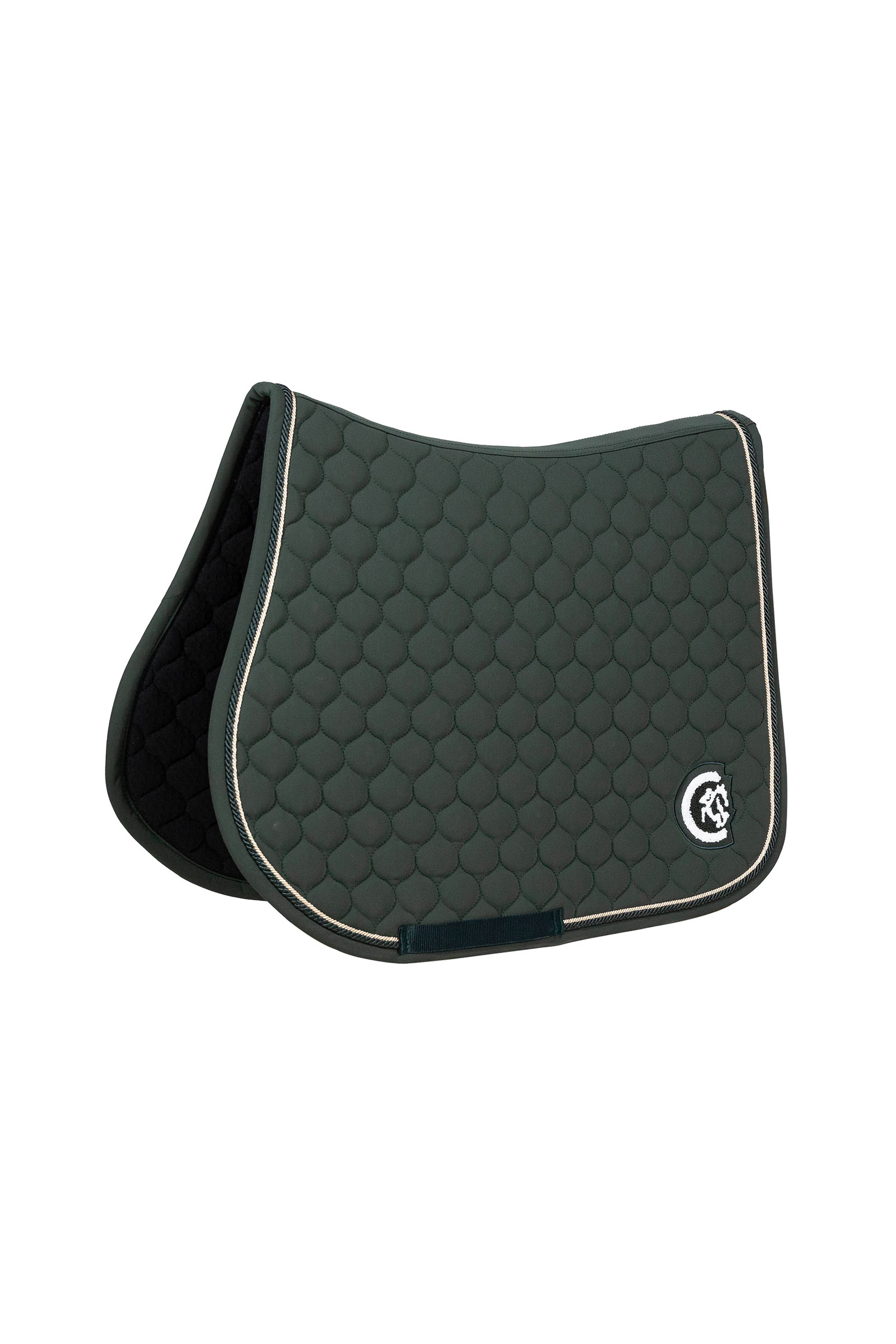 pine green Kentucky Horsewear estesatulahuopa onion quilt ja 3D-logo