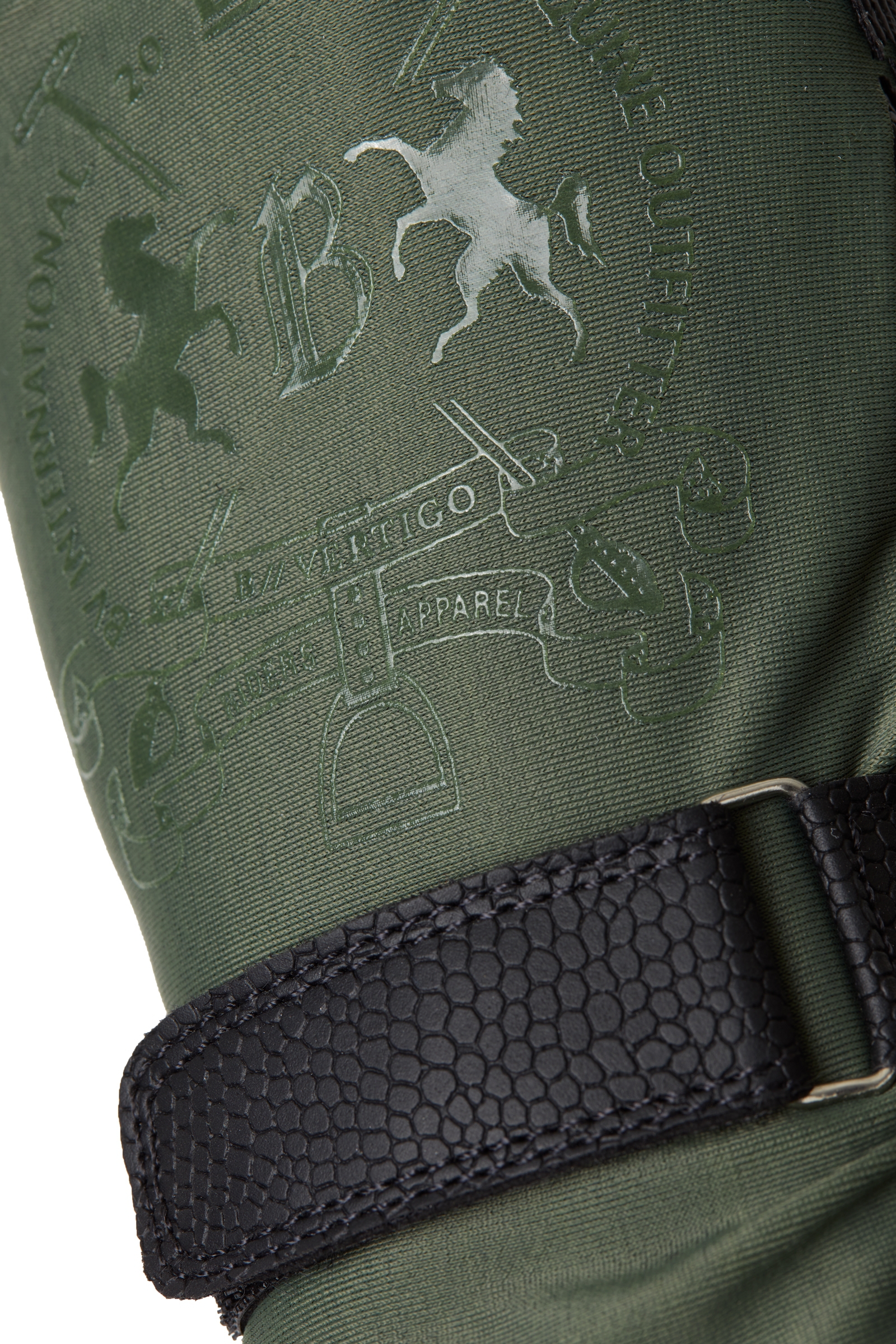 B Vertigo Laia naisten ratsastushanskat logopainatuksella