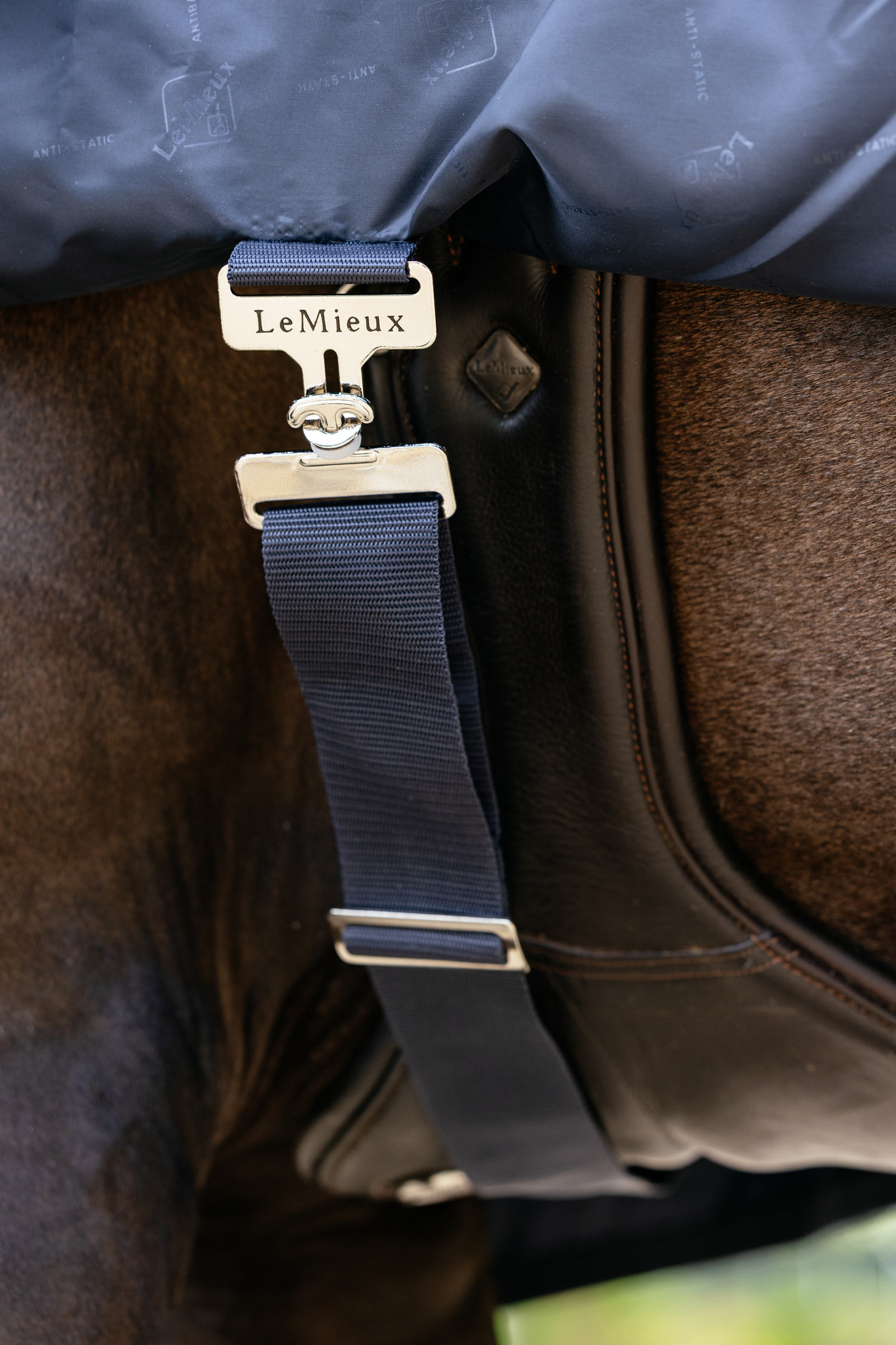 LeMieux sadetreeni- ja ratsastusloimi kiinteällä kaulaosalla