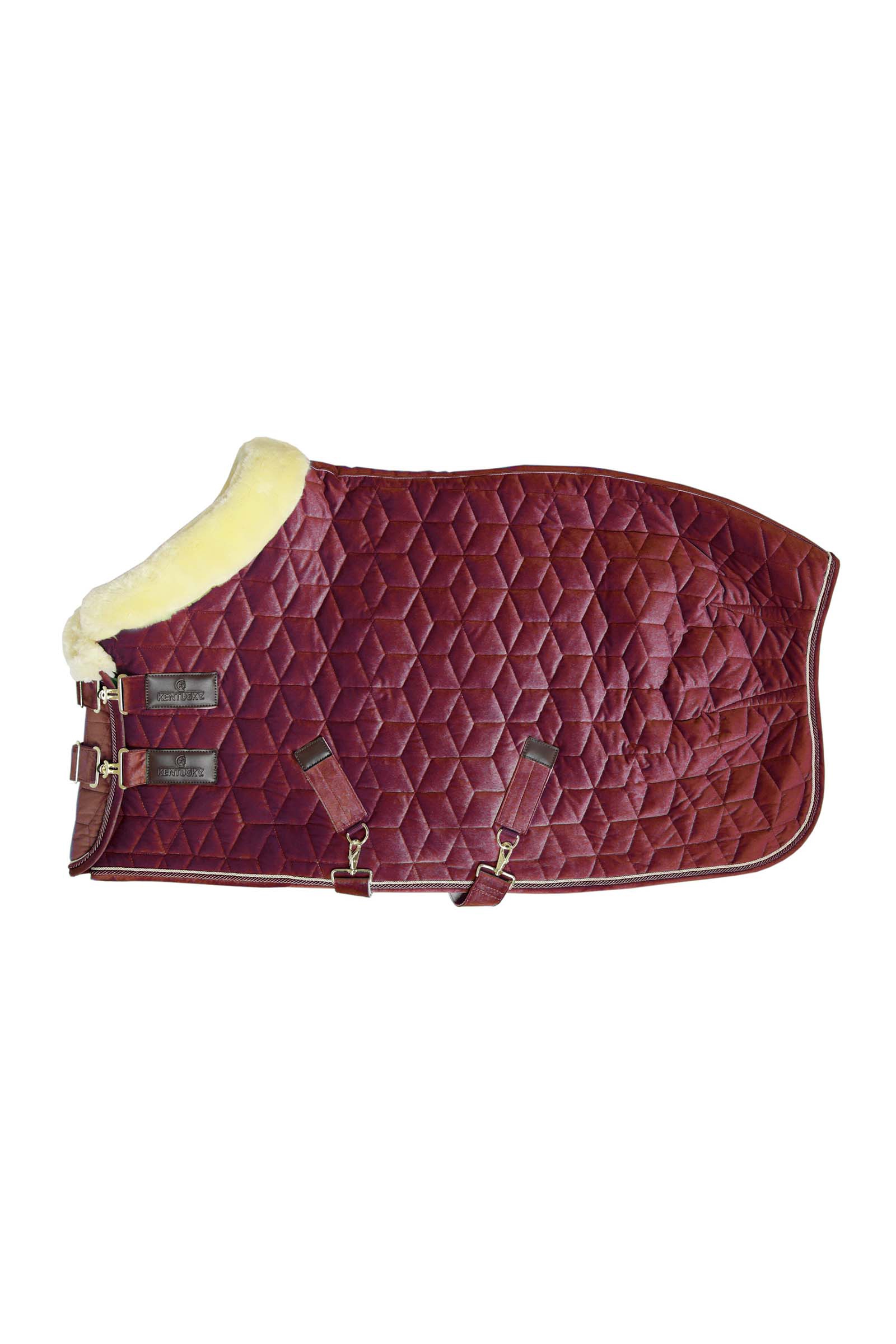 Burgundy Dark Red Kentucky Horsewear Velvet kilpailuloimi, 160 g
