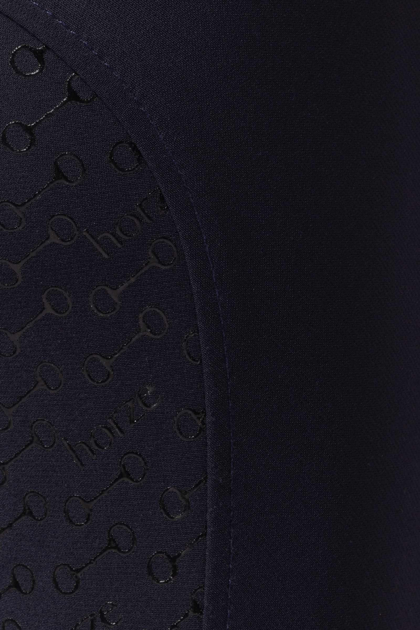 Horze Aubrey lasten ratsastushousut korkealla vyötäröllä ja silikonipainatetuilla kokopaikoilla