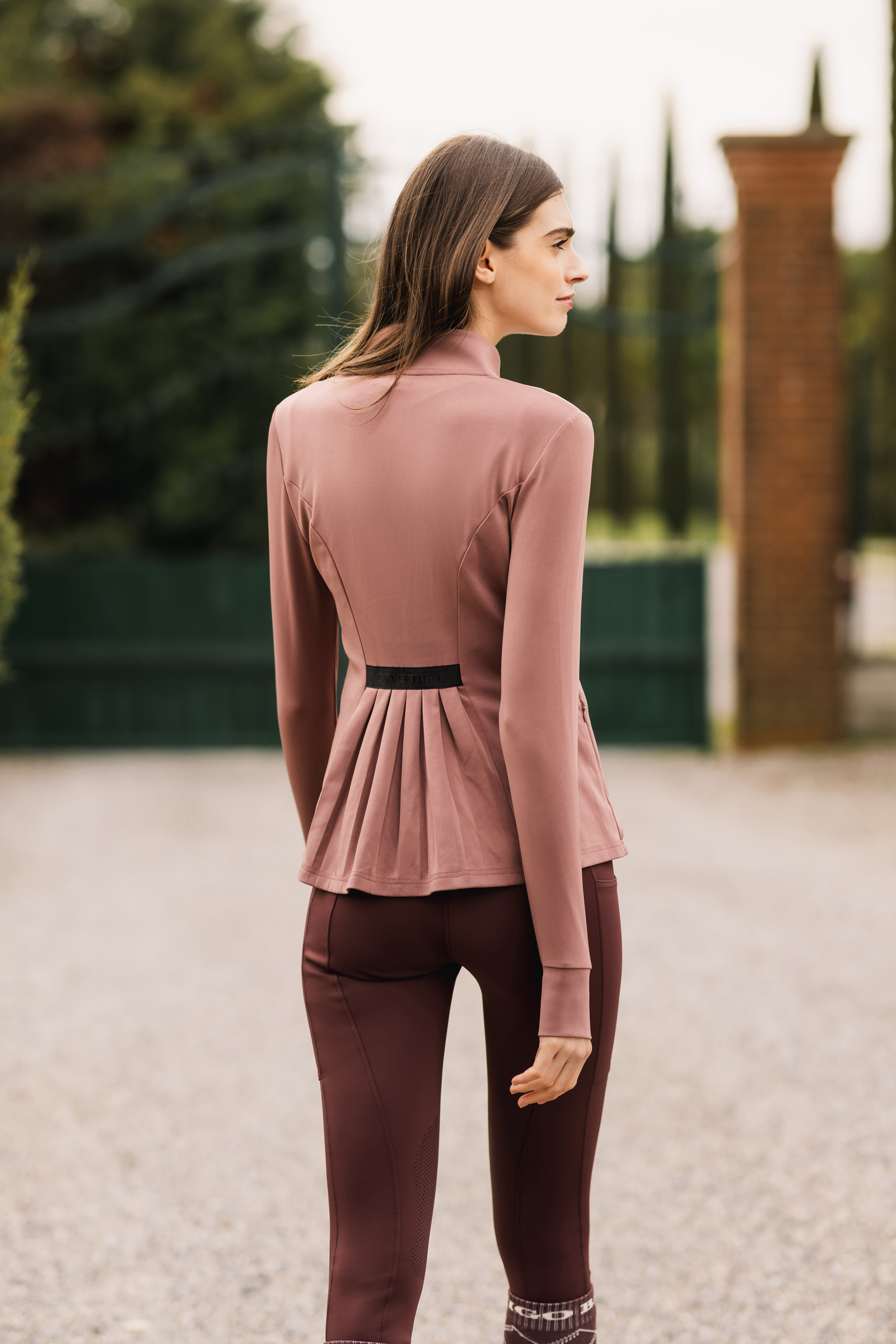 B Vertigo Sarah naisten treenitakki laskoksilla ratsastukseen