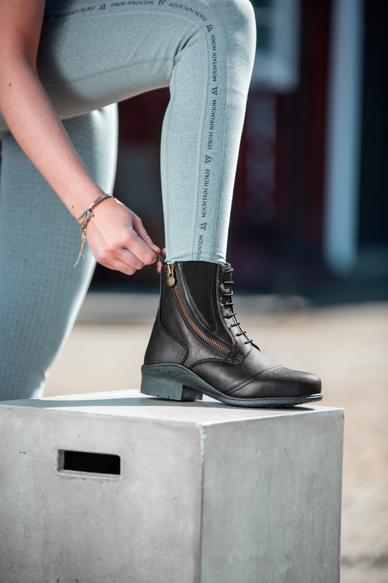 Mountain Horse Veganza Paddocklaarzen met Zijrits