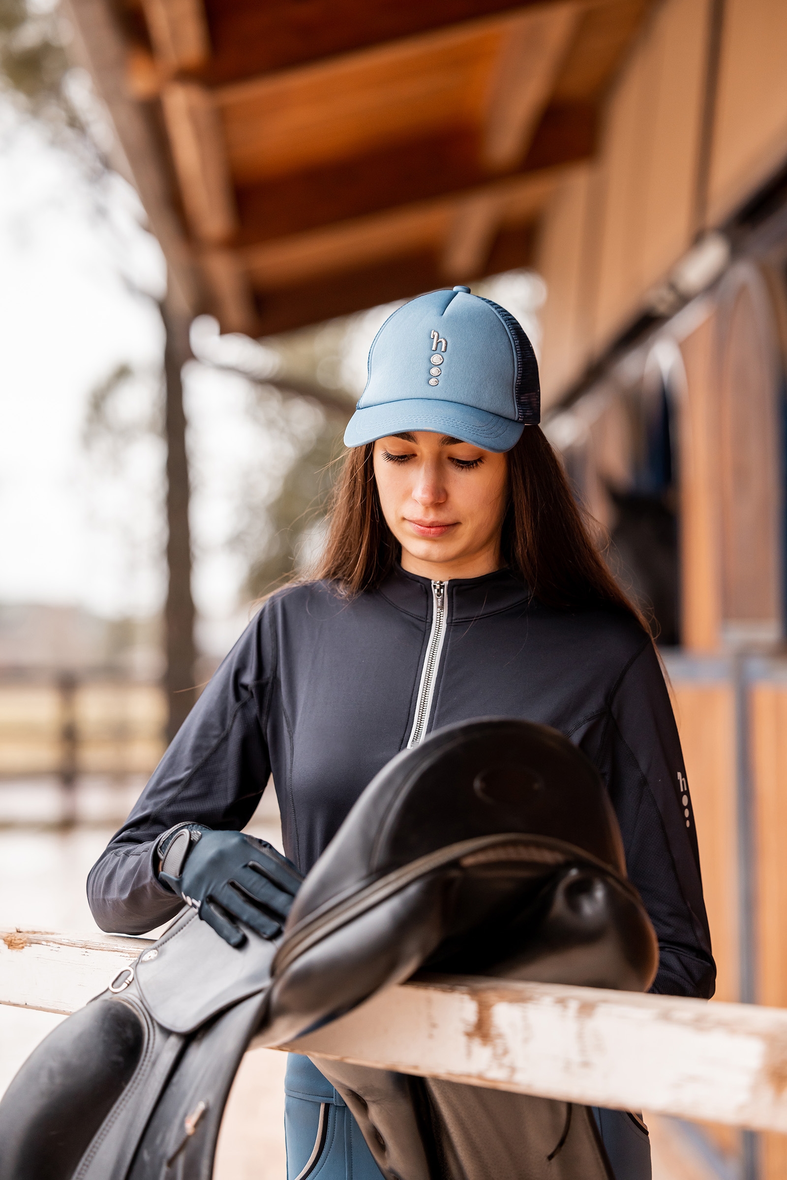 Horze Romy Unisex Mesh lippis