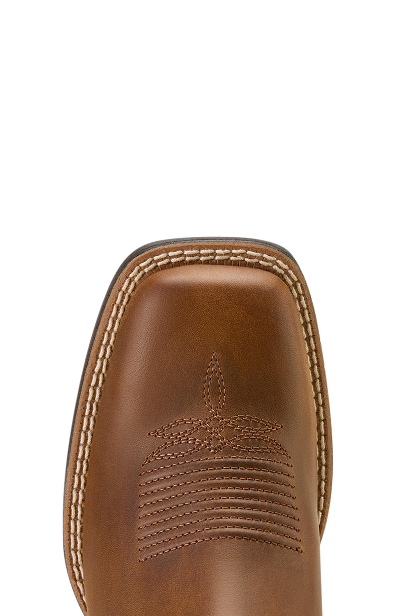 Ariat Naisten Cattle Caite western-saappaat leve&auml;ll&auml; nelikulmaisella k&auml;rjell&auml;