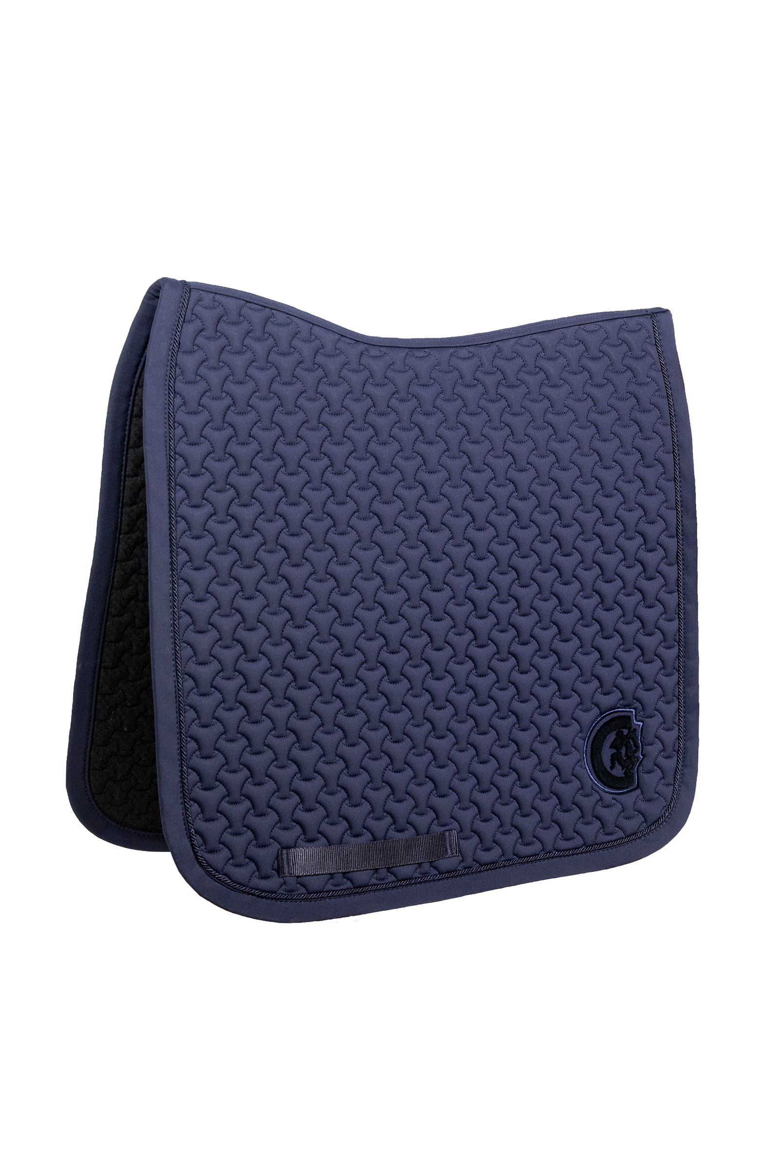 navy Kentucky Horsewear Satulahuopa Letitetty 3D-logo Kouluratsastus