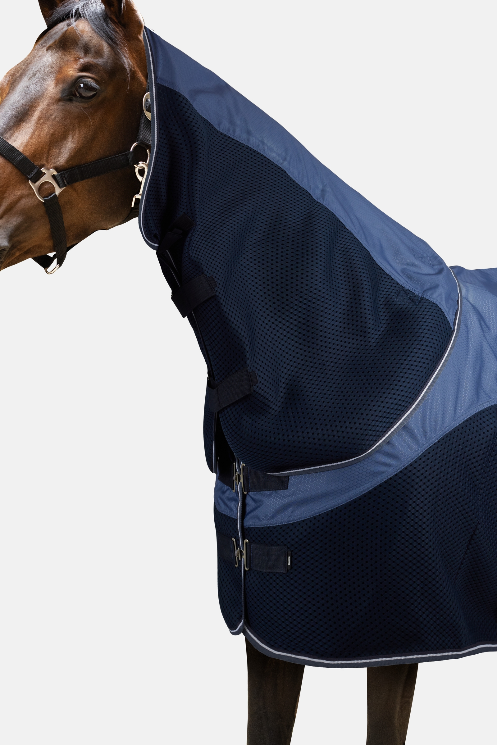 Horze Aircool 3D ulkoloimi sateeseen irrotettavalla kaulakappaleella