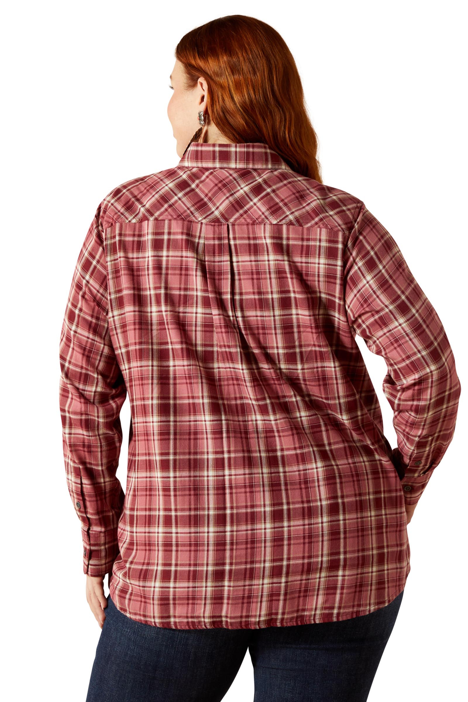 Ariat Billie Jean naisten pitk&auml;hihainen kauluspaita