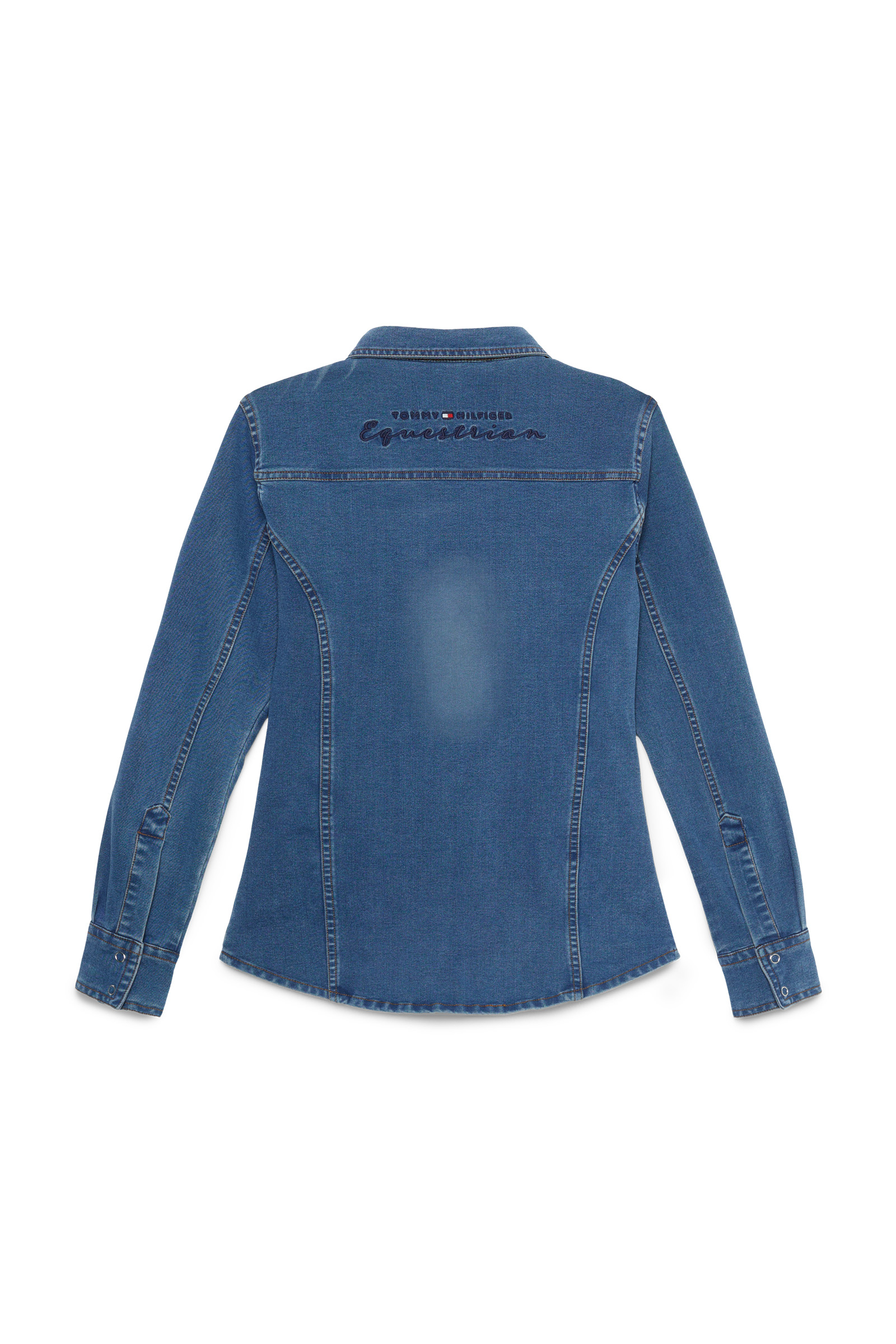 Tommy Hilfiger Equestrian Woodside Joustava Denim-paita