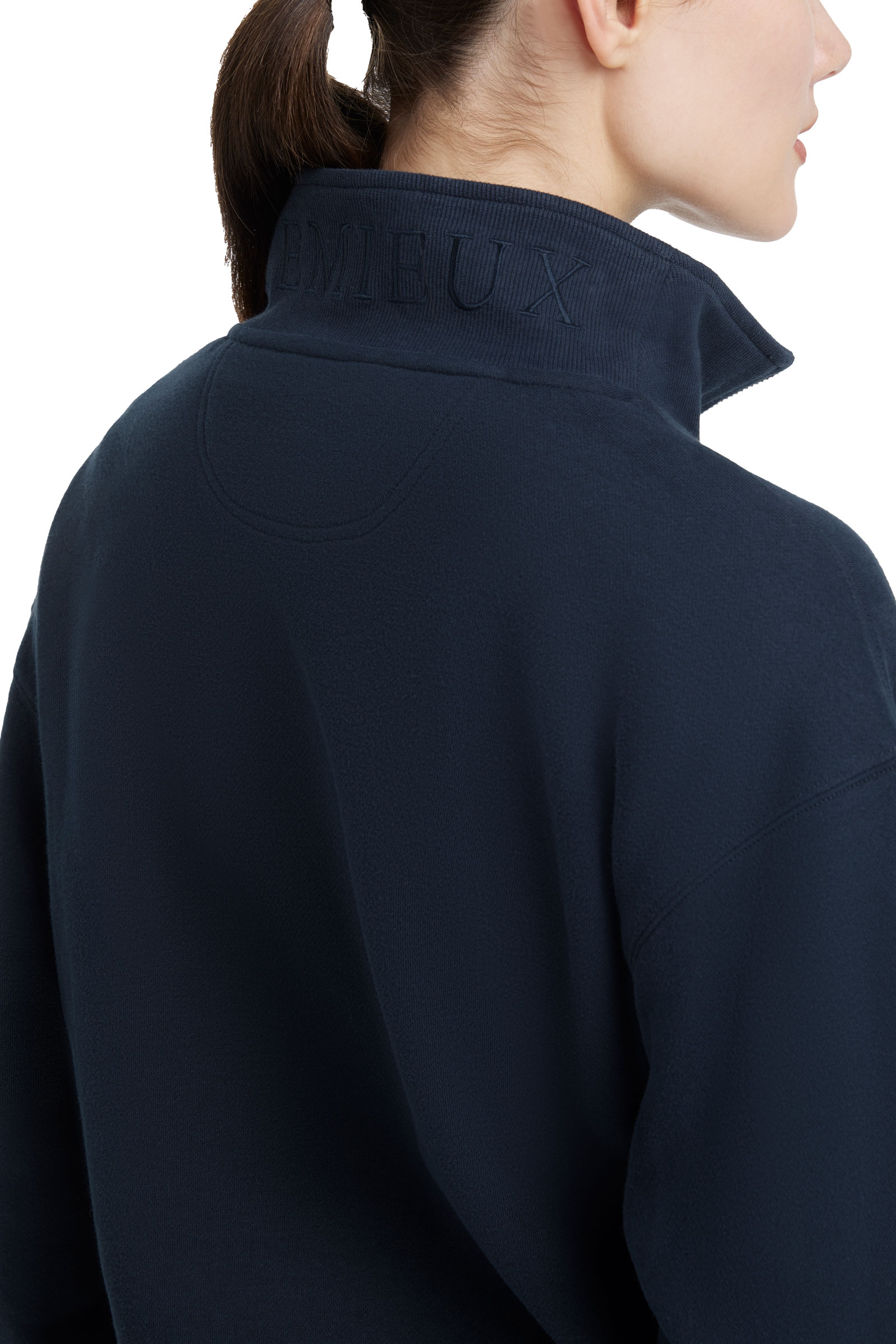 LeMieux Keira kvartaalikauluksellinen collegepaita