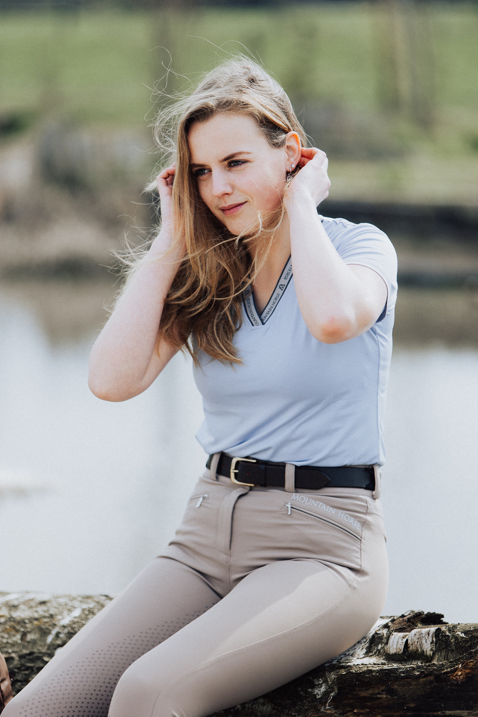 Mountain Horse Diana naisten polvipaikkaiset ratsastushousut