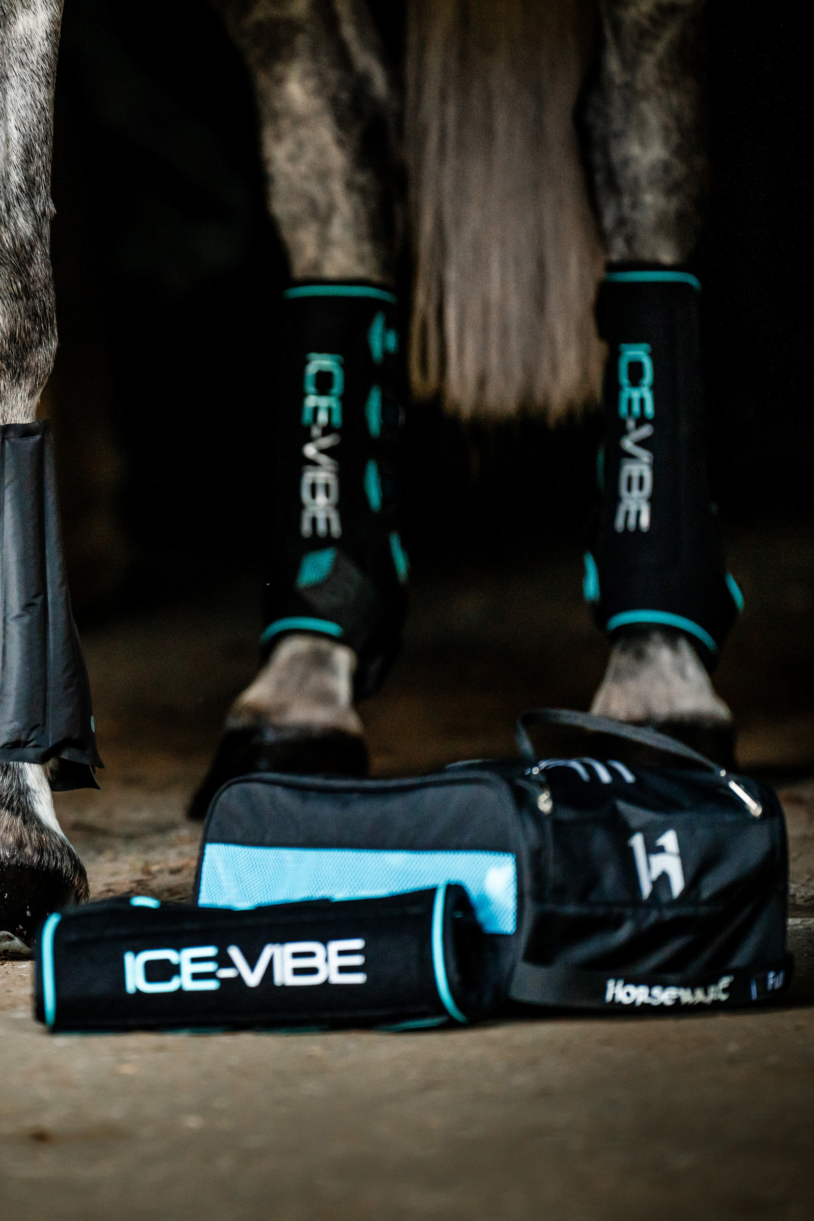 Horseware Ice-Vibe kylmä- ja värinäyssuojat (pari)