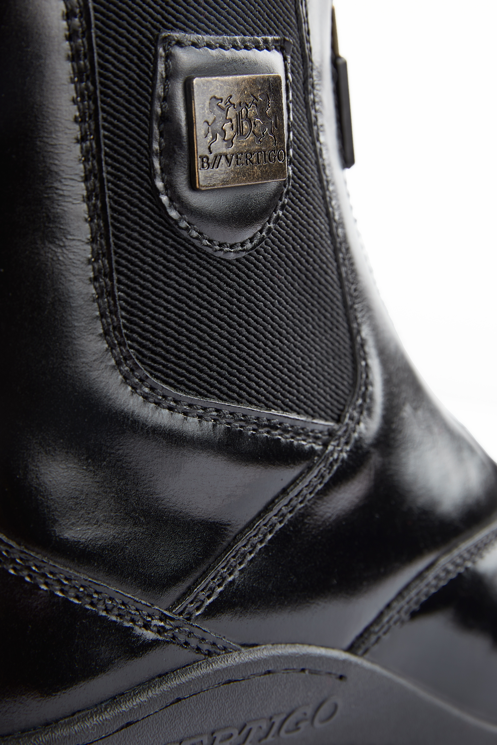 B Vertigo Saturn naisten nahkajodhpurit etuvetoketjulla