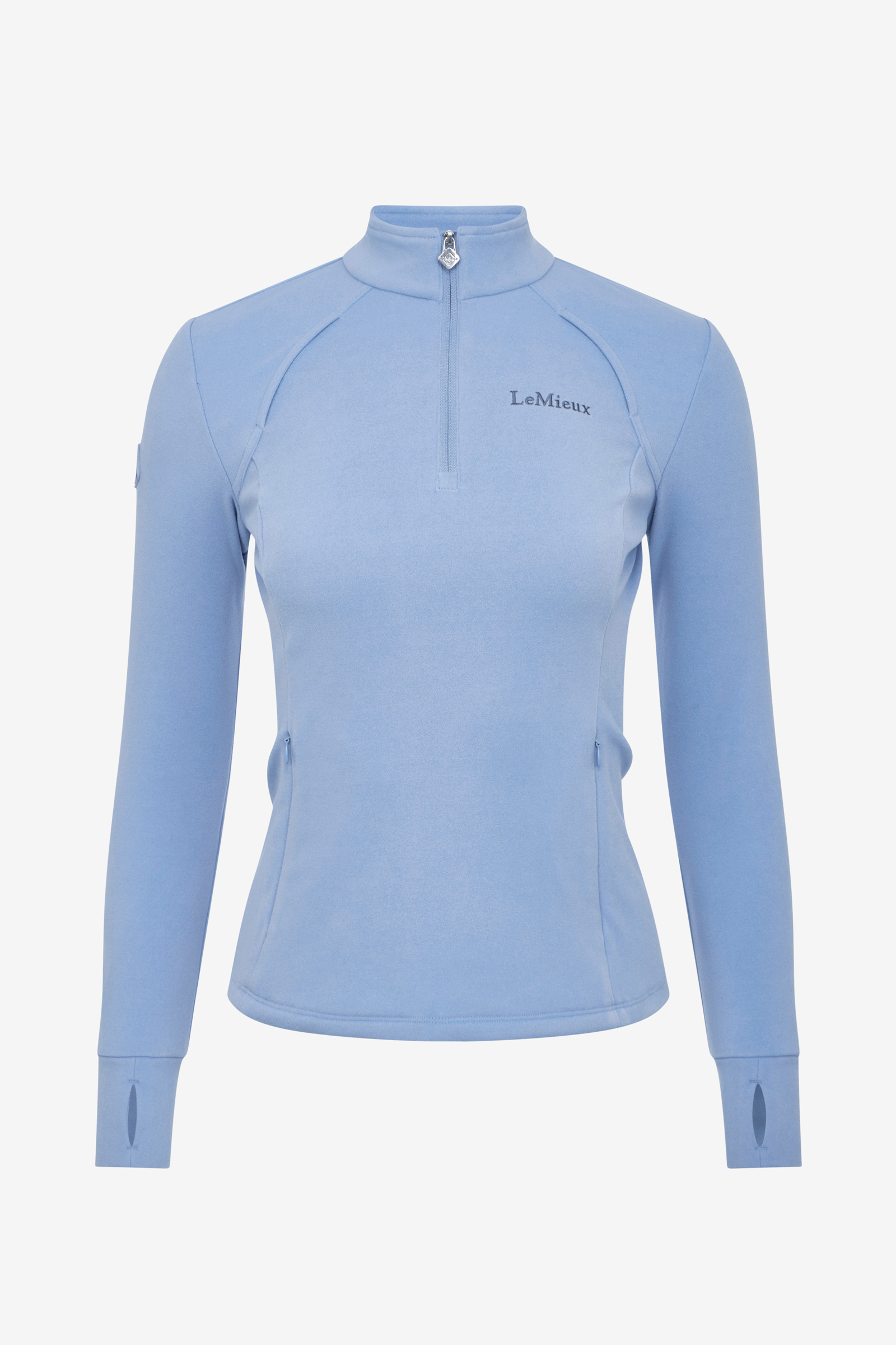 Powder Blue LeMieux Frances naisten fleece nelj&auml;nnesvetoketjulla