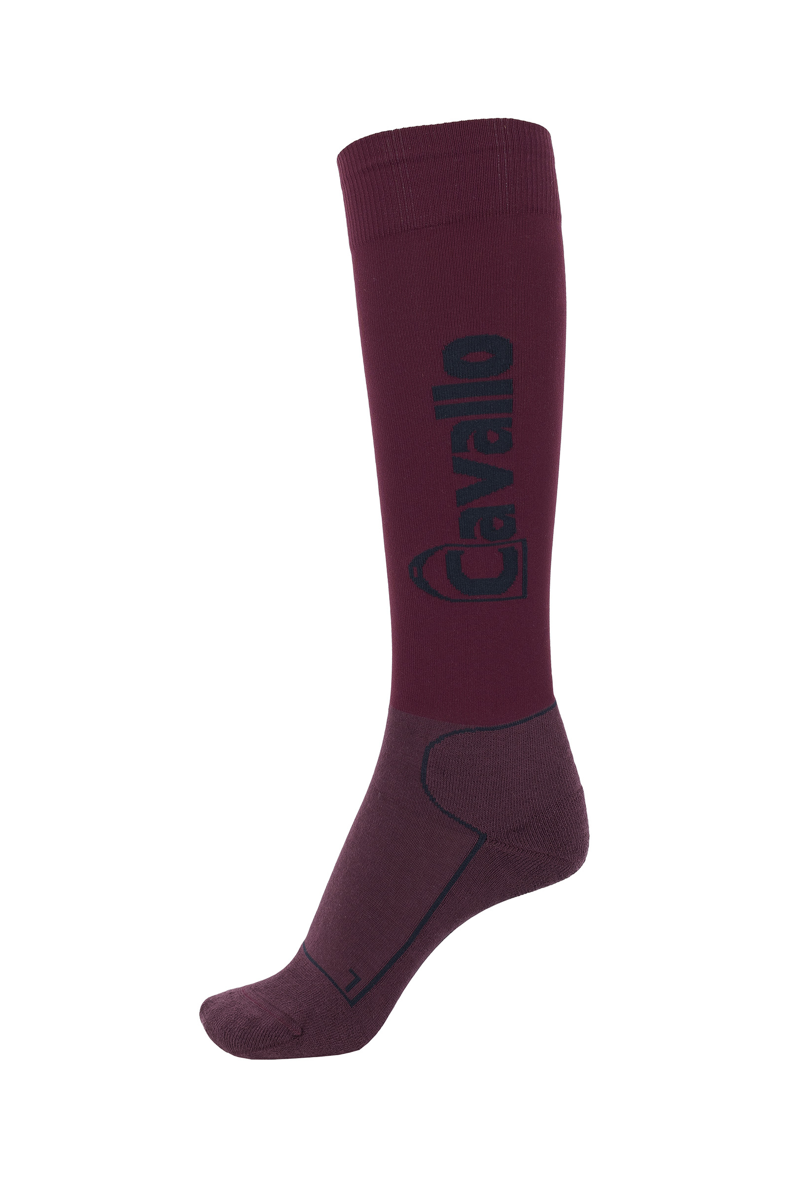 Port Wine Red/Navy Cavallo CAVALSIMO Ergonomical -sukat ohuella varrella