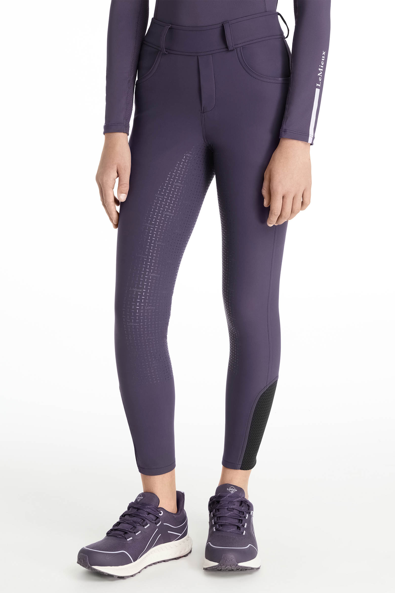 LeMieux Young Rider Ella lasten harjatut breggings-kokopaikkahousut
