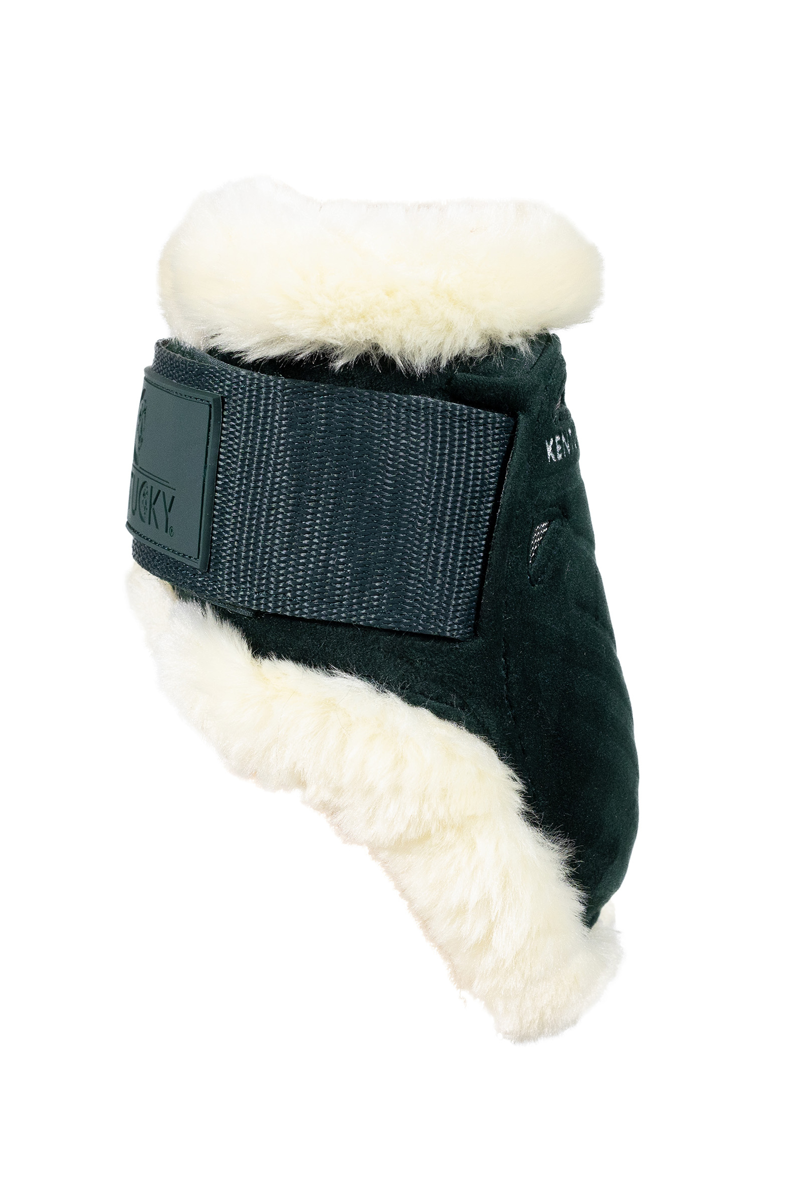 dark green Kentucky Horsewear Vegaani lampaannahkainen Young Horse Fetlock Boots Velvet