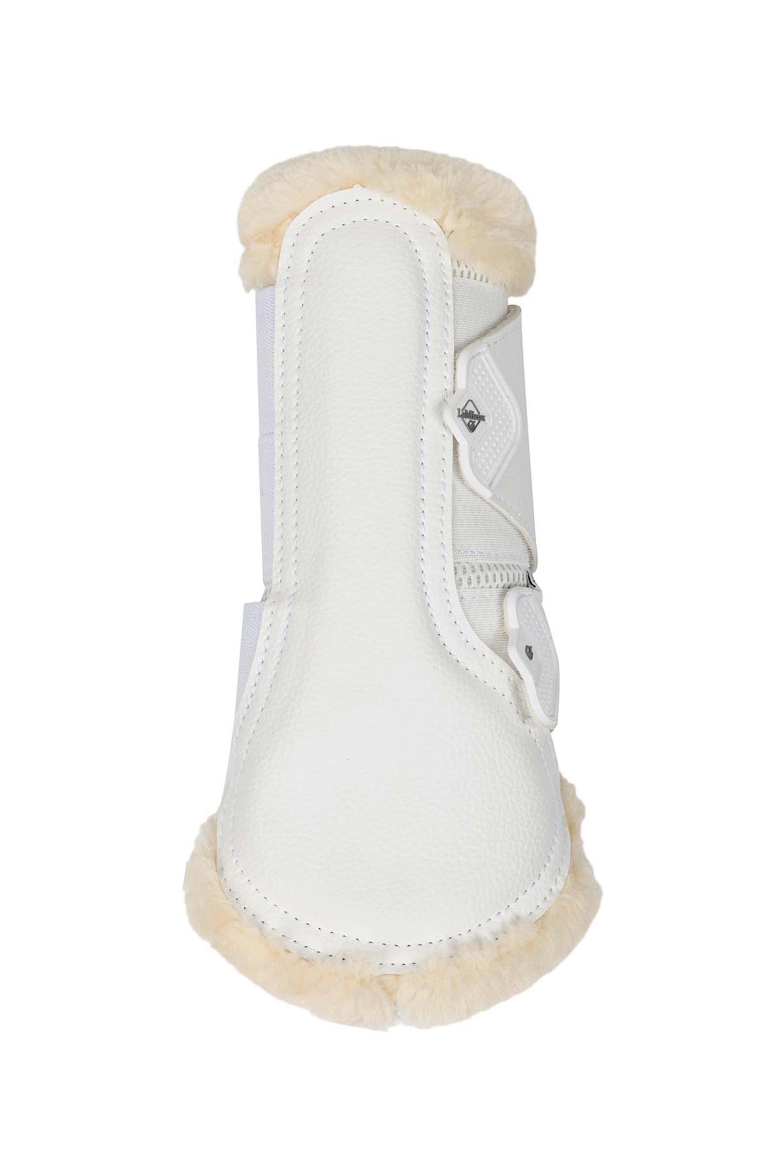 White/Natural LeMieux Mesh bootsit hevoselle fleece-reunuksella