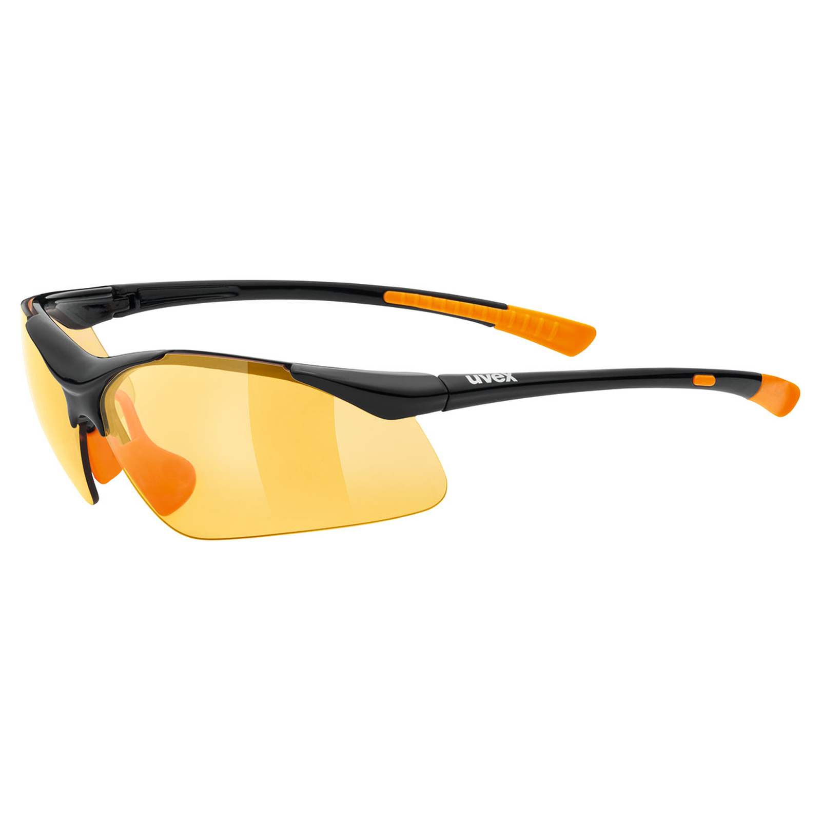 Black/Orange uvex sportstyle 223 aurinkolasit