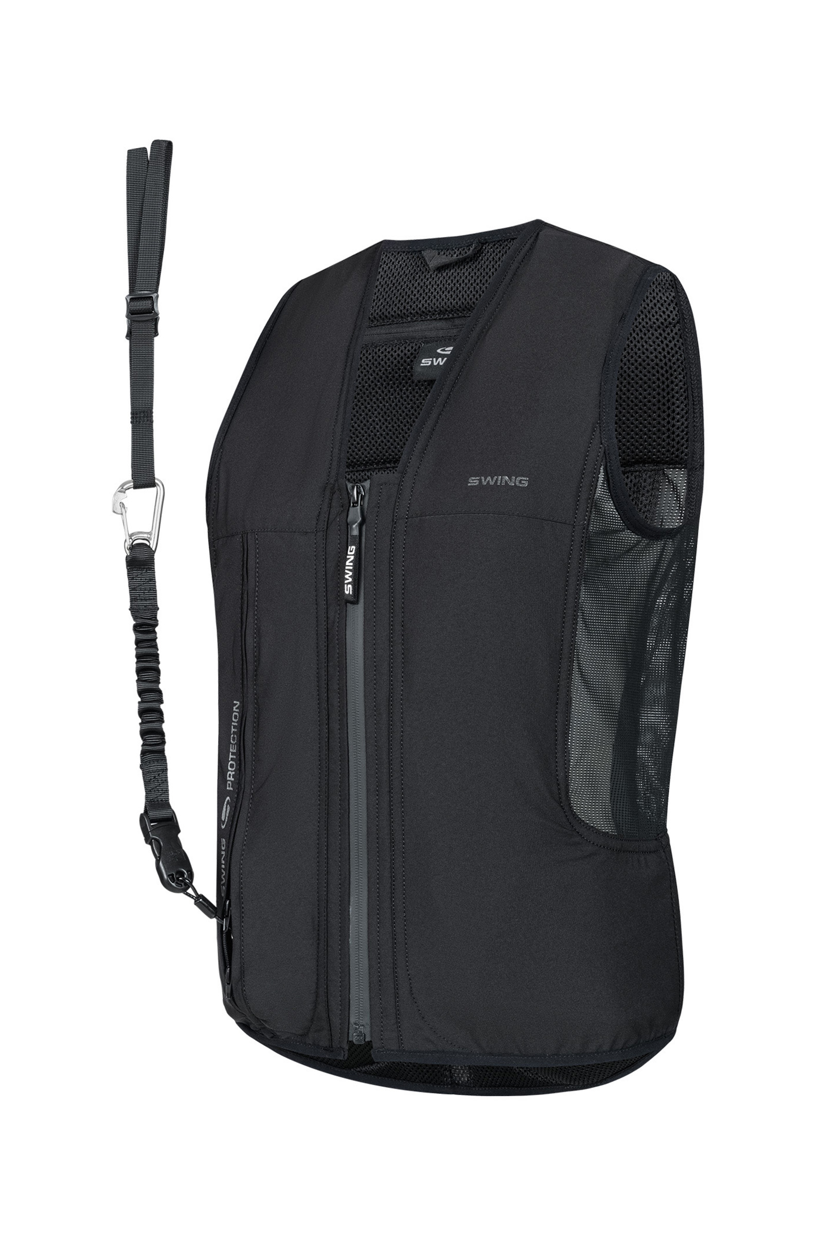 Black SWING Airbag Vest P25 AIR