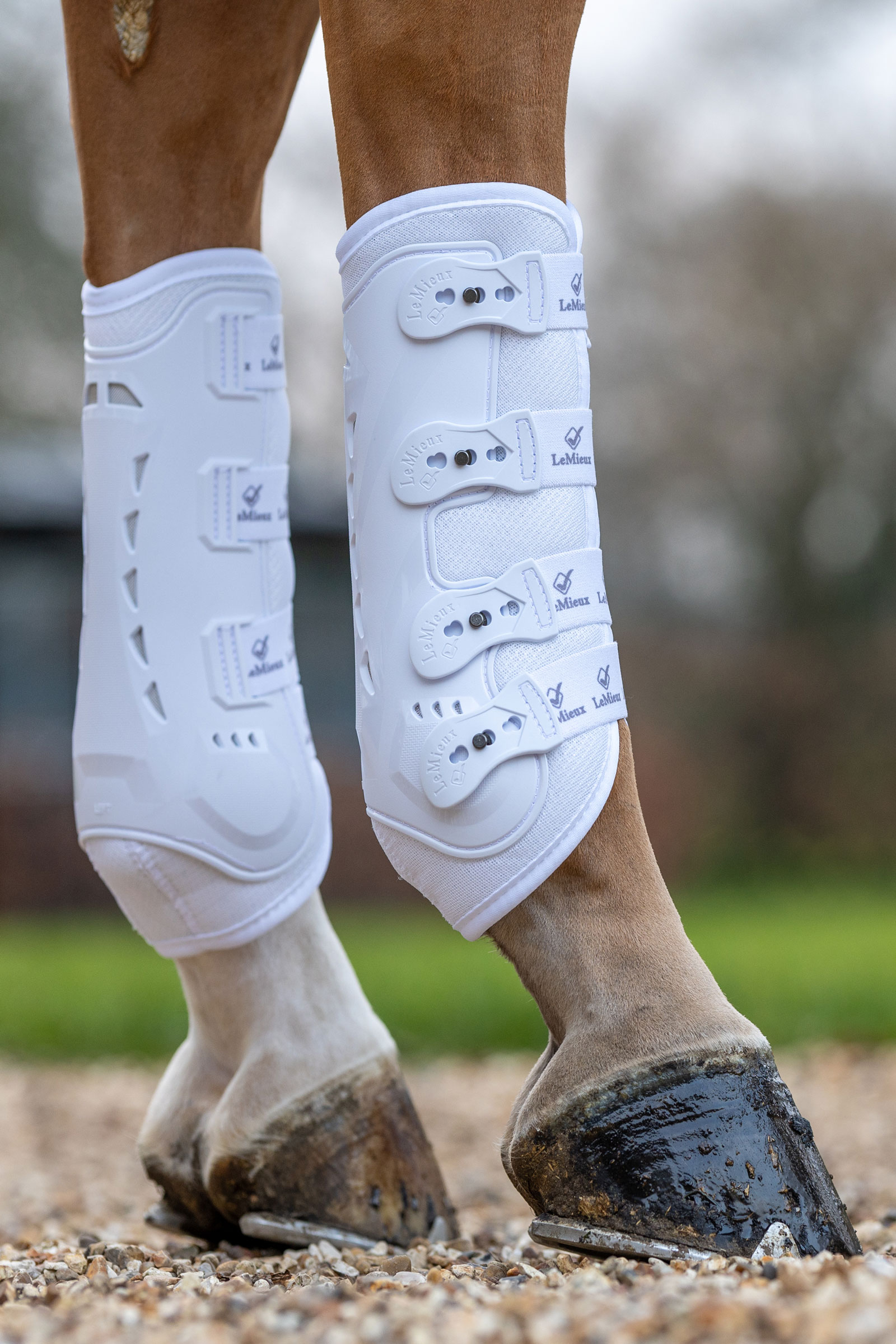 LeMieux Ultra Mesh Snug takajalan bootsit hevoselle