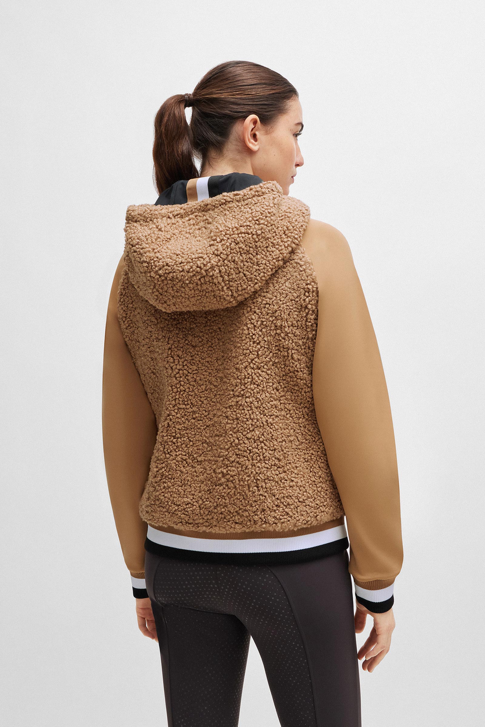 Boss Riva Teddy Hybrid Zip huppari