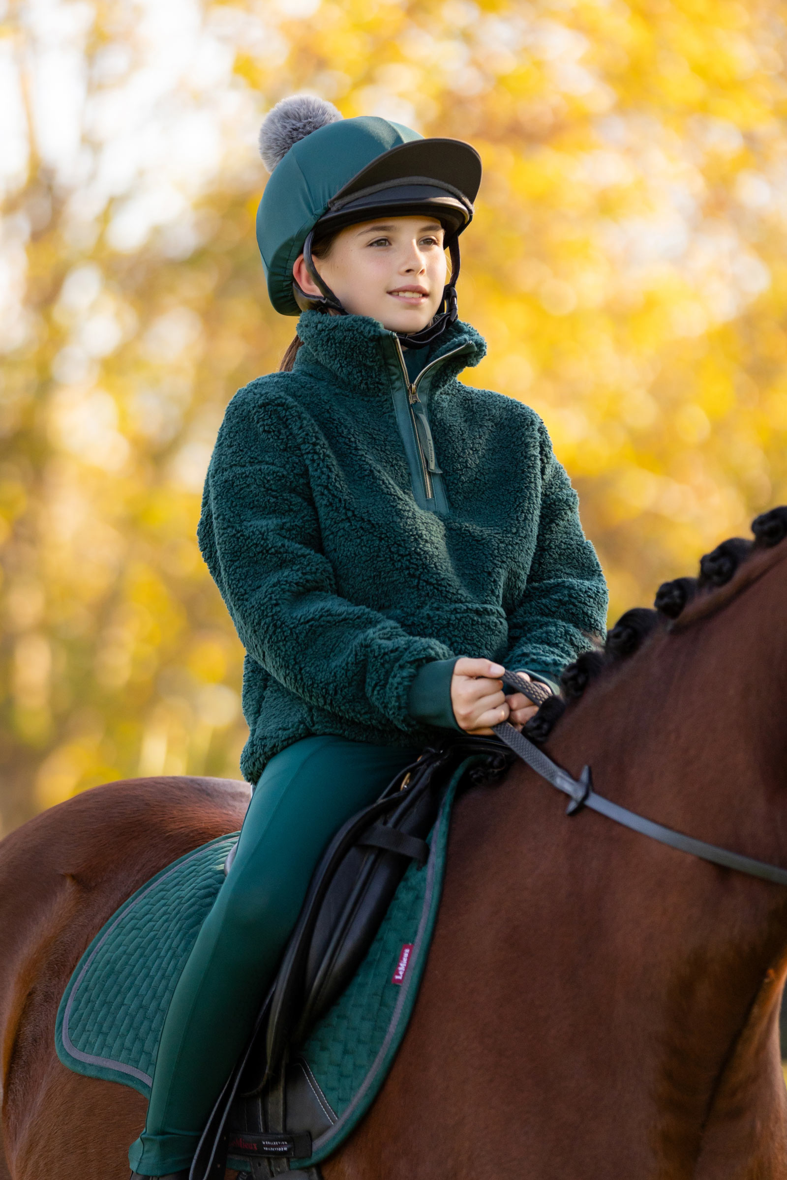 LeMieux Young Rider Tia Teddy fleece neule