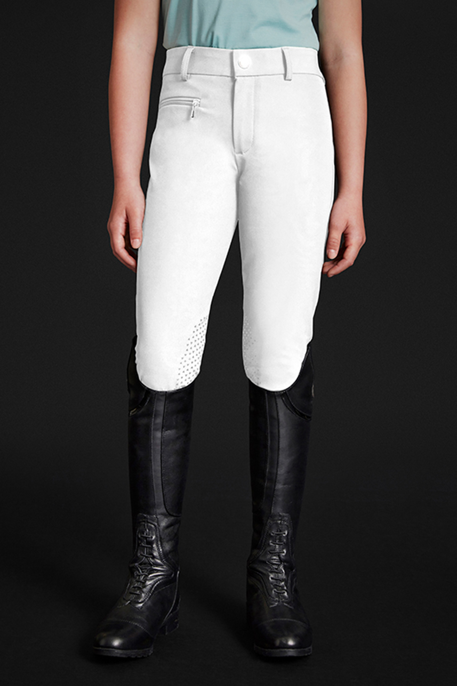 Mountain Horse Crown lasten ratsastushousut polvipaikoilla