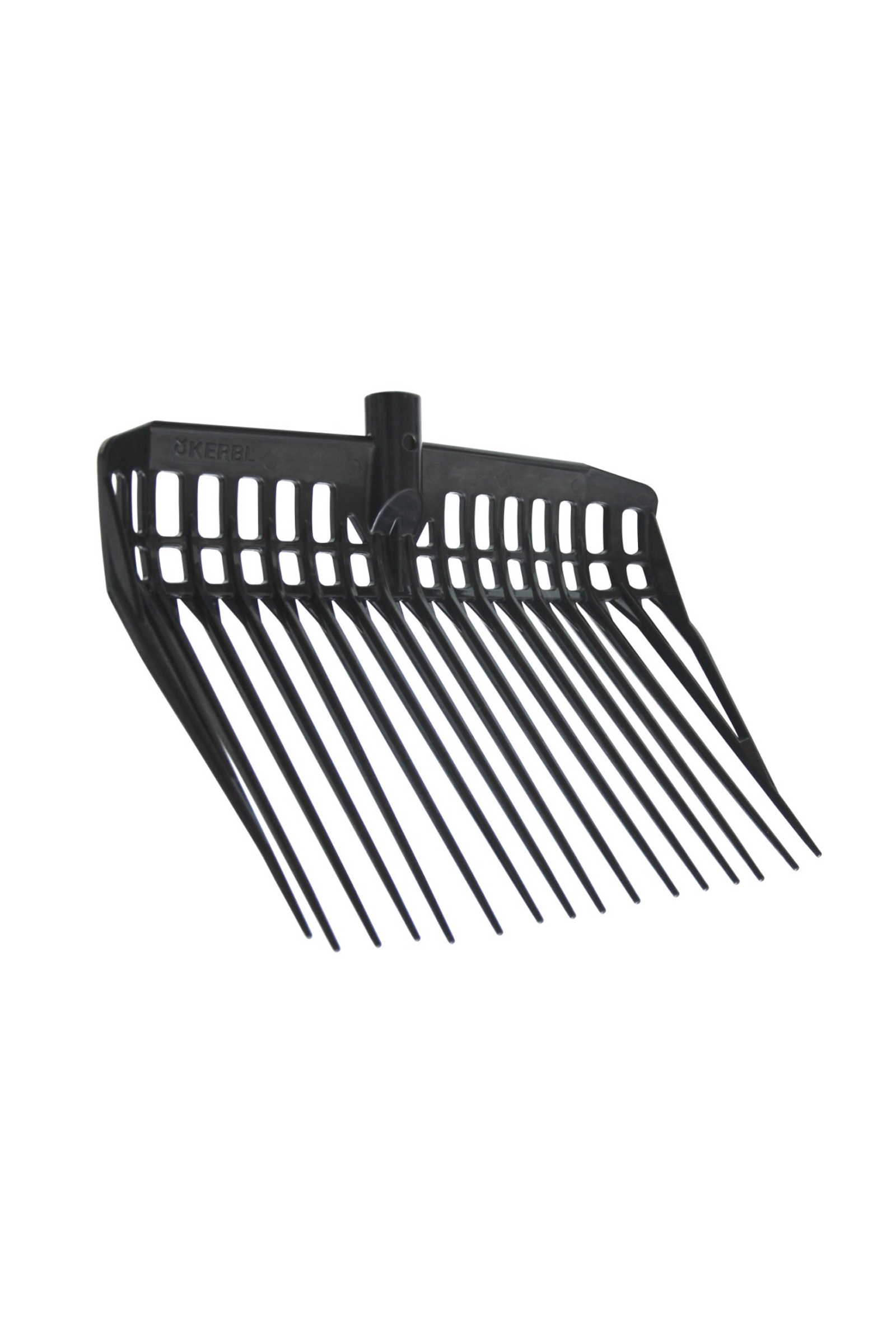 Kerbl lapiot EcoFork metallikahvalla, jossa on D-ote