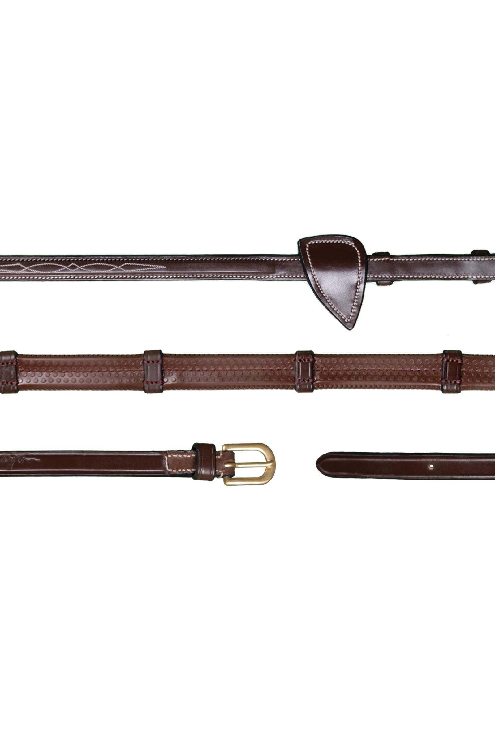 Dy'on D-Collection kumiohjat 13 mm 7 nahkalenkill&auml;  