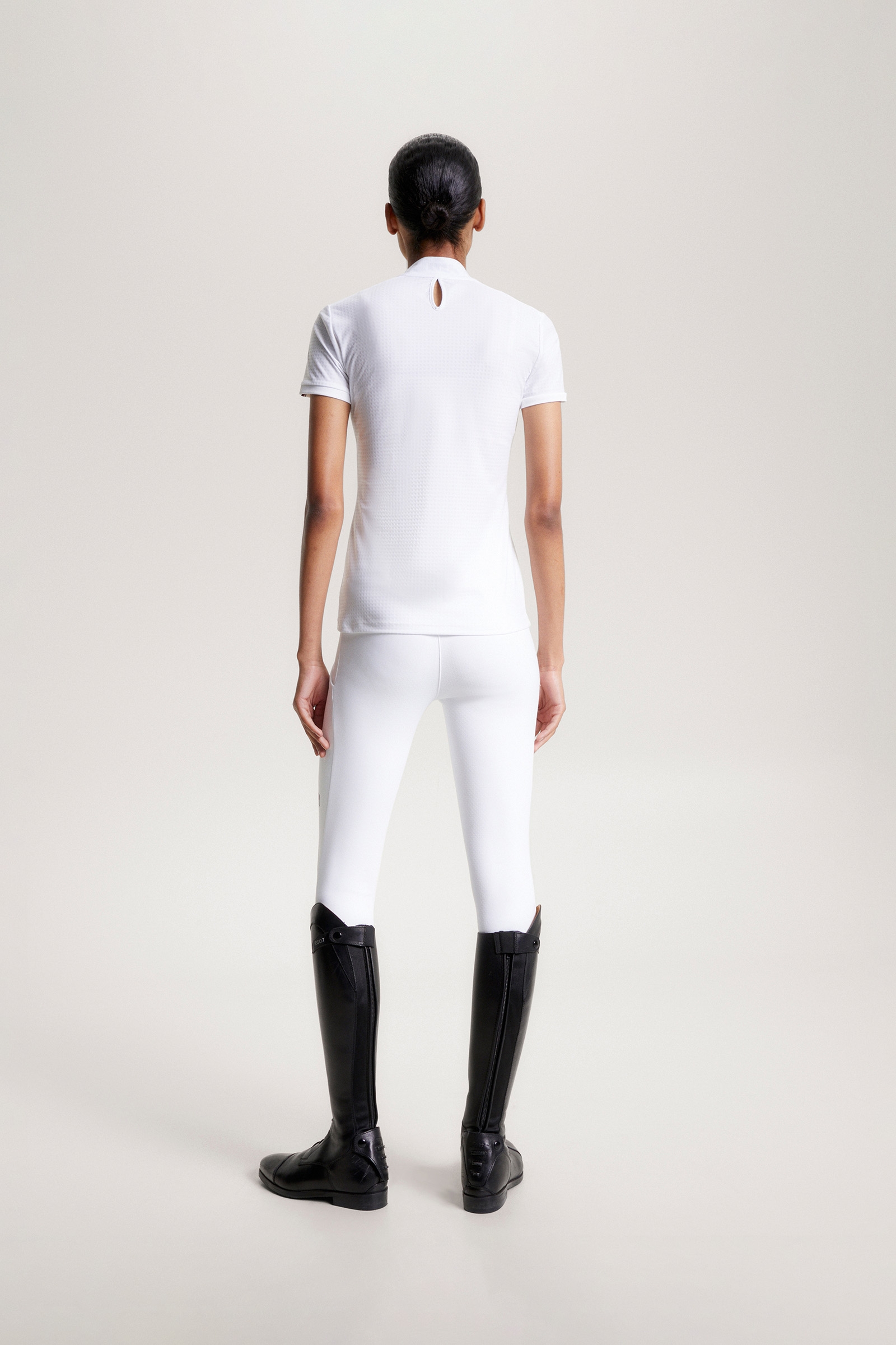 Tommy Hilfiger Equestrian Chelsea viilentävä polo-paita lyhythihaisena logolla