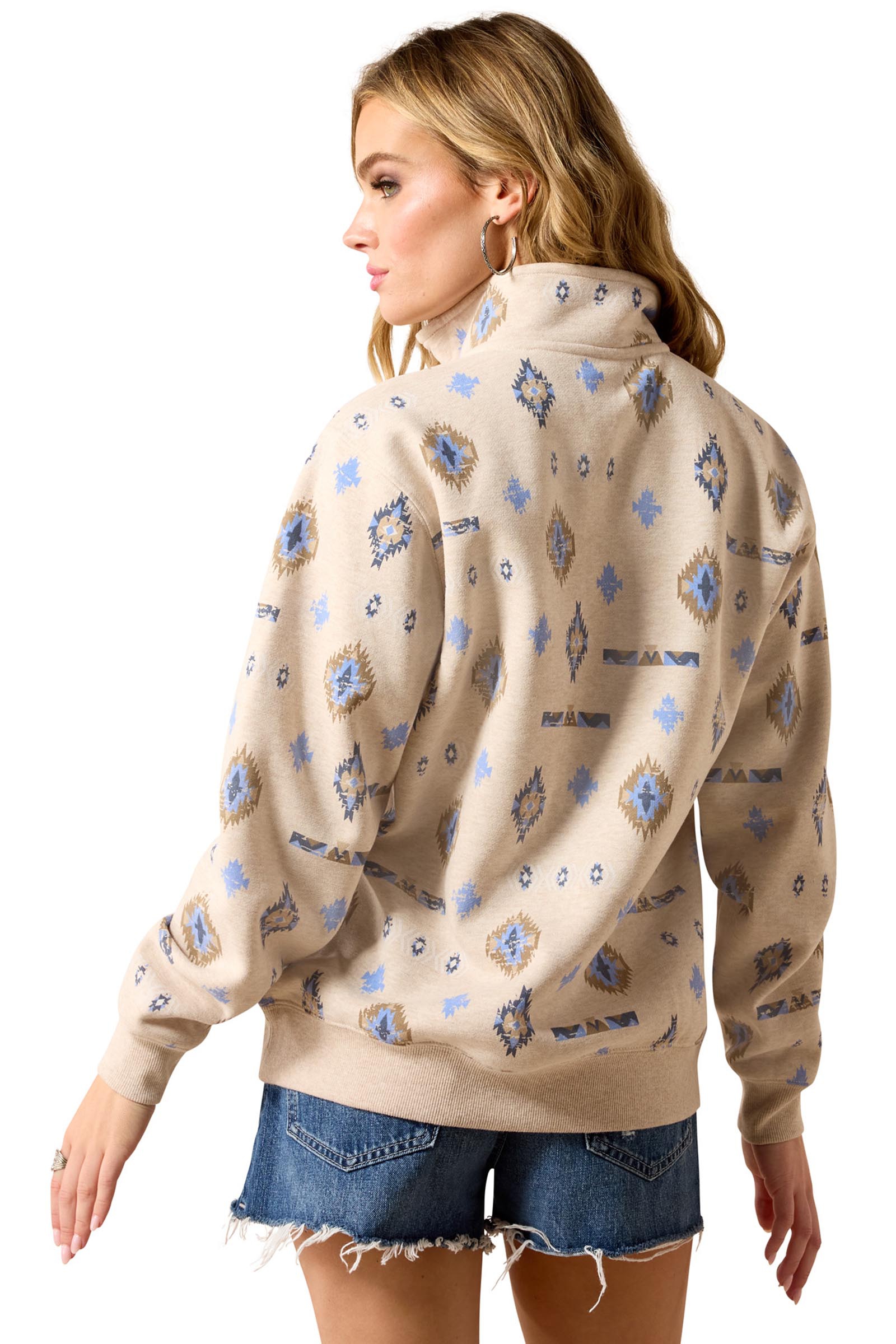 Ariat Sapphire 1/2 zip collegepaita naisille