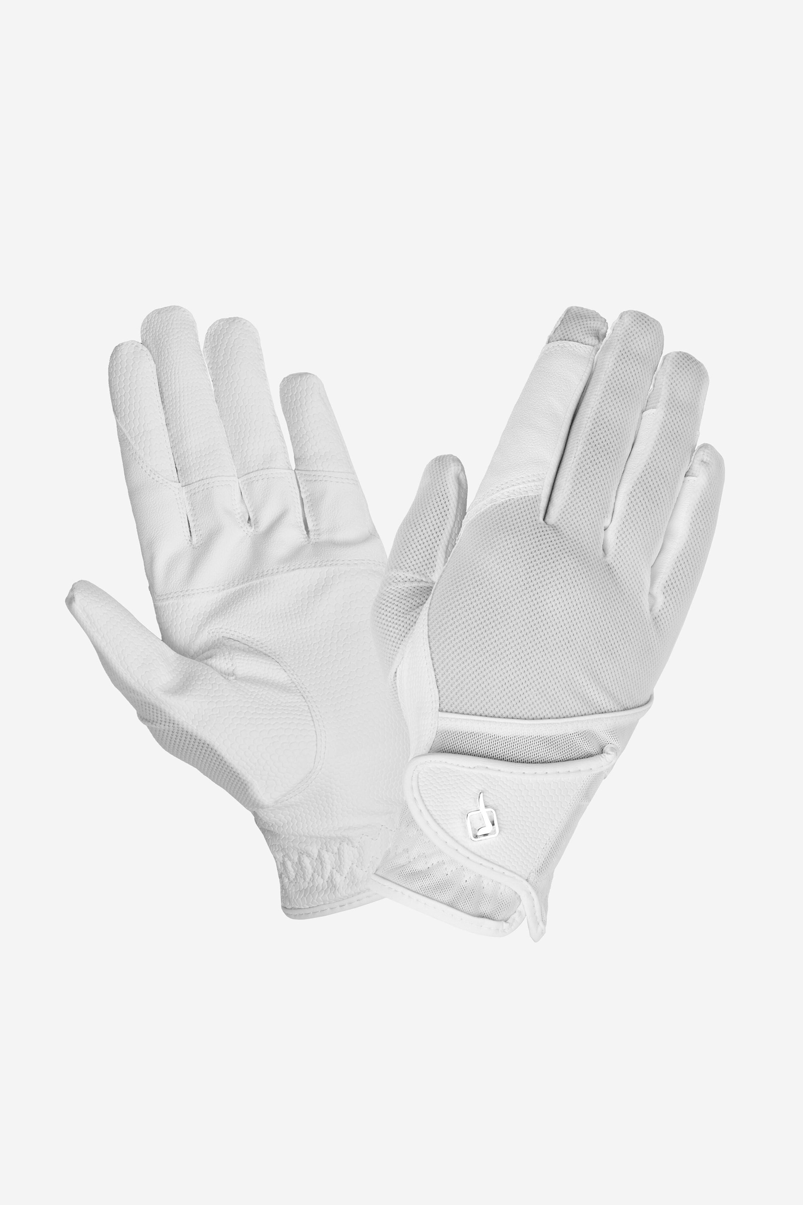 White LeMieux Pro Mesh ratsastushanskat