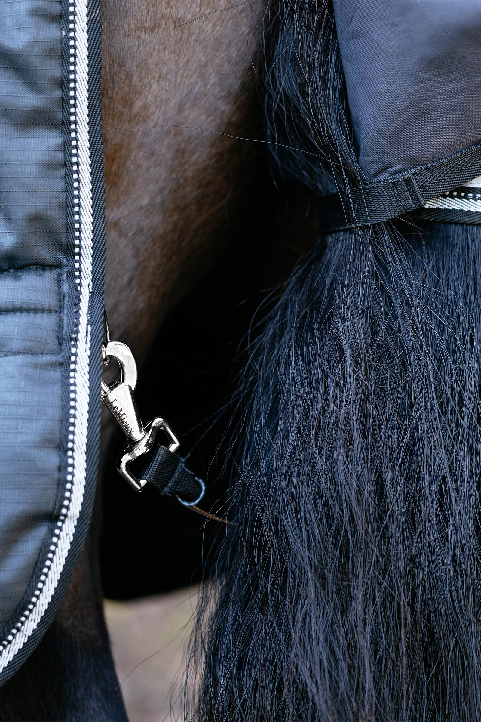 LeMieux Arika Heijastava k&auml;&auml;nt&ouml;matto irrotettavalla kaulaosalla, 100 g