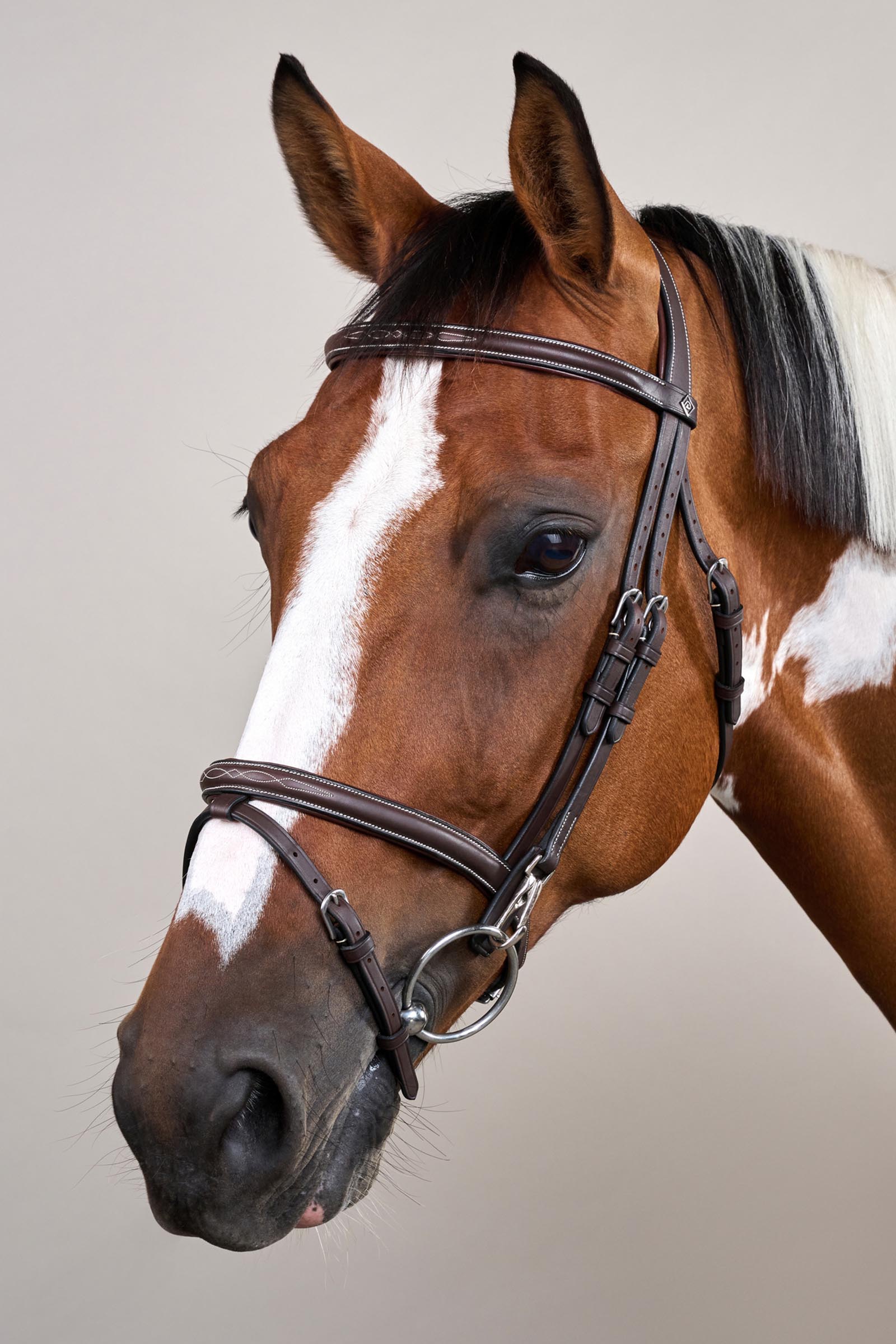 Dy'on Working yhdistelm&auml;turpahihnallinen suitset karabiineilla  