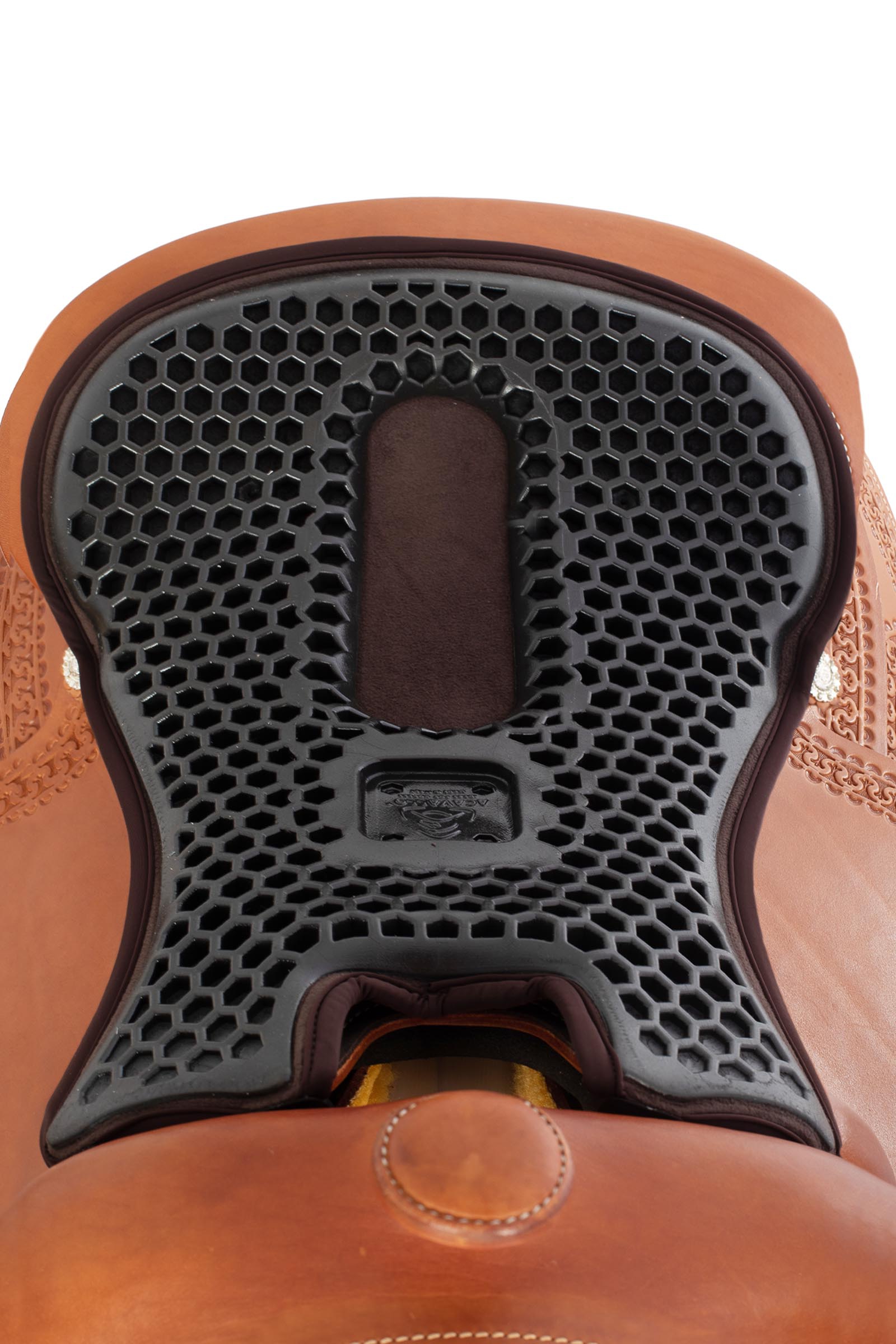 Acavallo Ortho-H&auml;nt&auml;luu Western Istuinsuoja Hexa Gel-Out Dri-Lex, 20 mm  