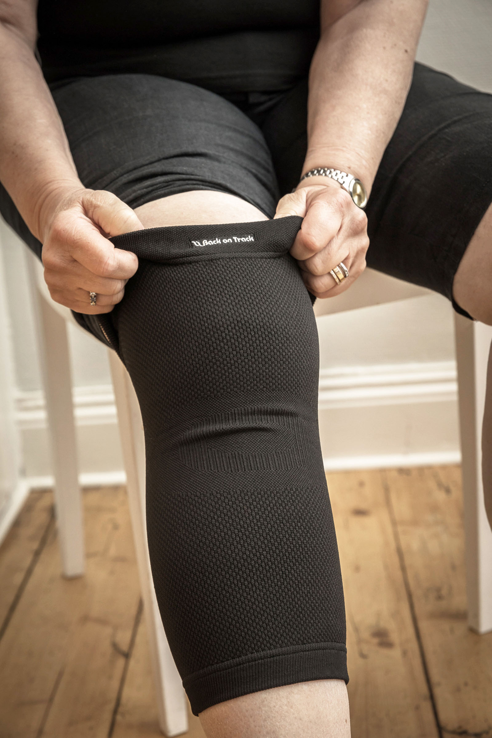 Back on Track fysioterapeuttinen polvituki, 4-suunta venyvyys