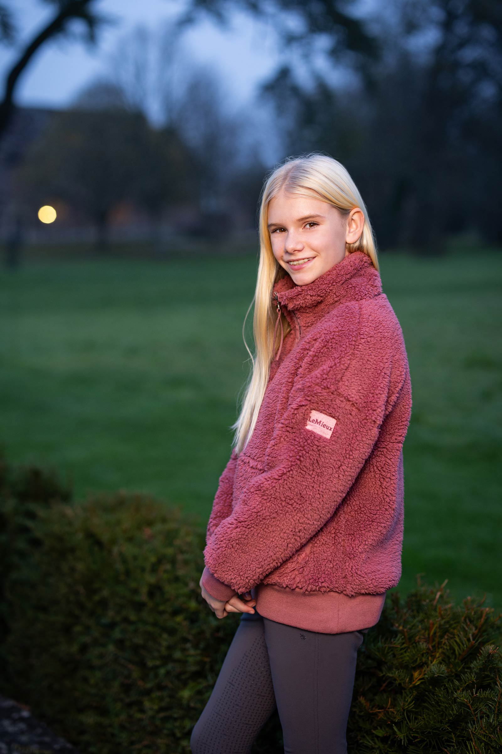 LeMieux Young Rider Tia Teddy fleece neule